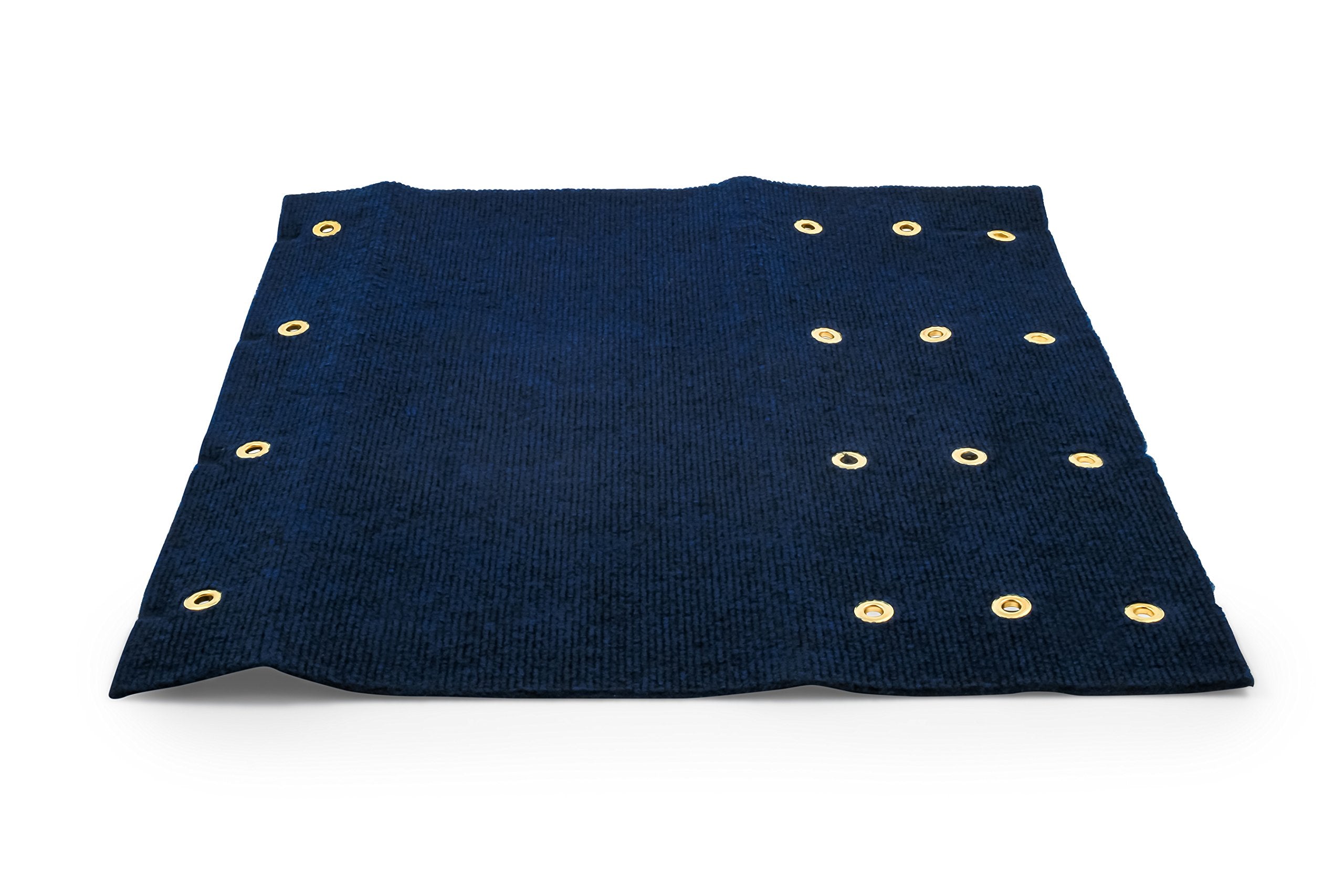 Camco 42910 Rv Step Rug (Premium Wrap Around, 100% Polyester (22'' X 23'') - Blue)