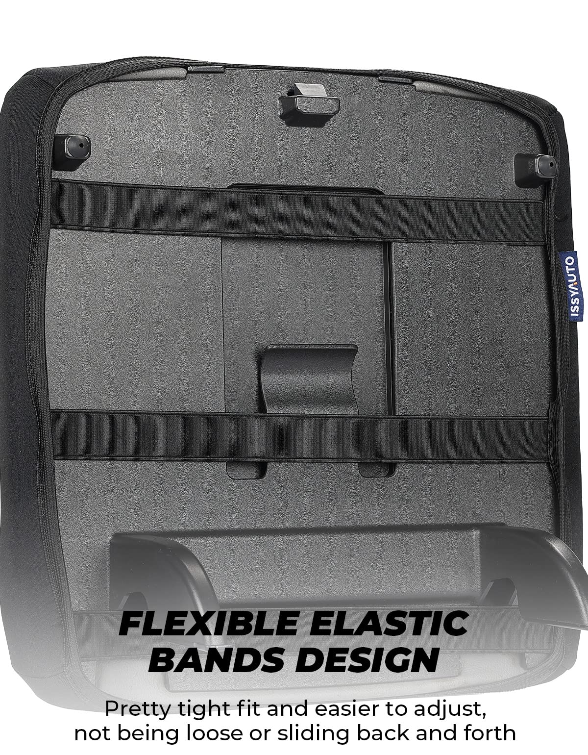 ISSYAUTO Center Console Cover Compatible with Silverado Sierra 2014 2015 2016 2017 2018 with 40/20/40 Jump Seat Console Neoprene