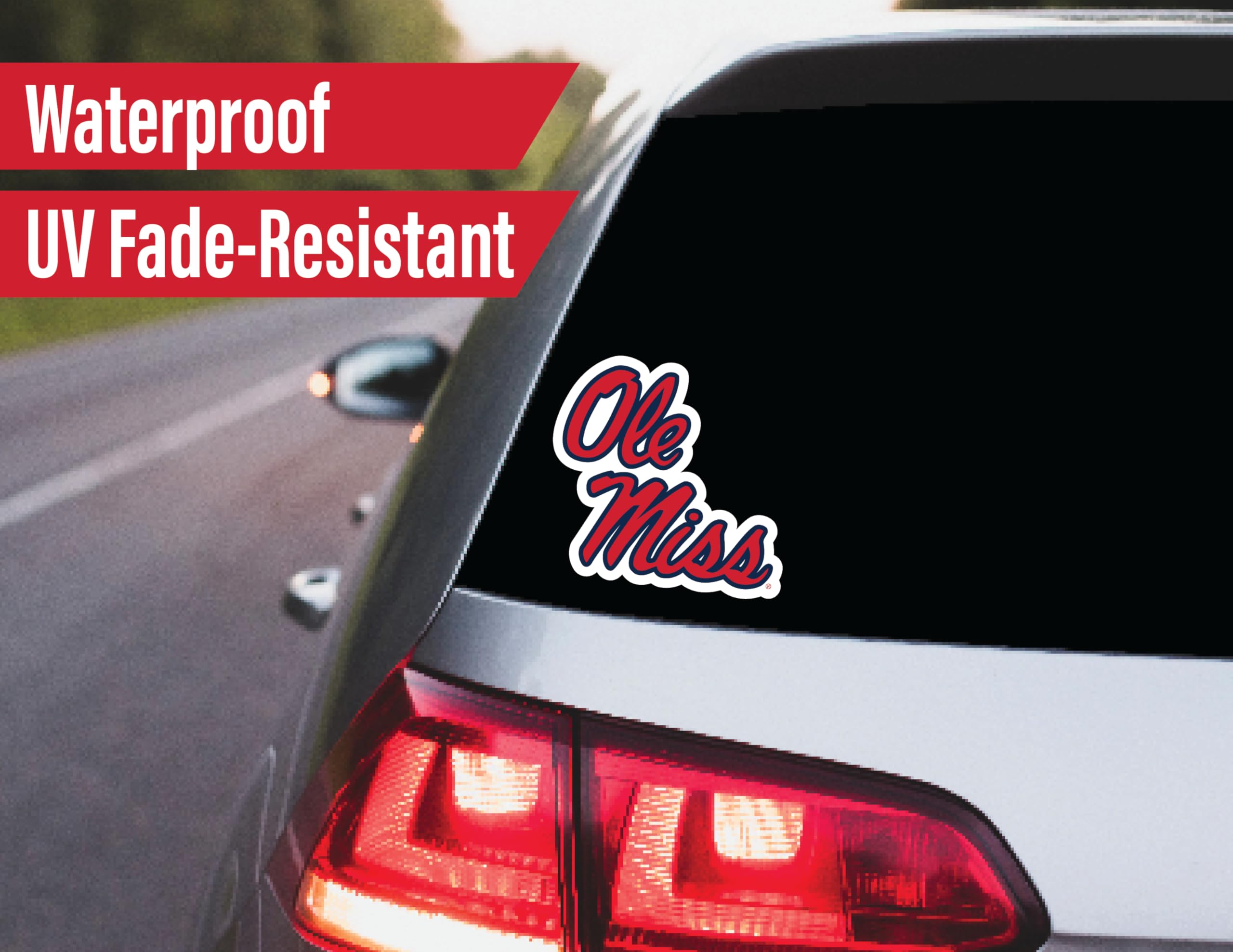 Ole Miss Stickers (14 Piece) Ole Miss Rebels Gifts For Men Football Fans For Car Laptop Water Bottle + 2 Large Mississippi Car D