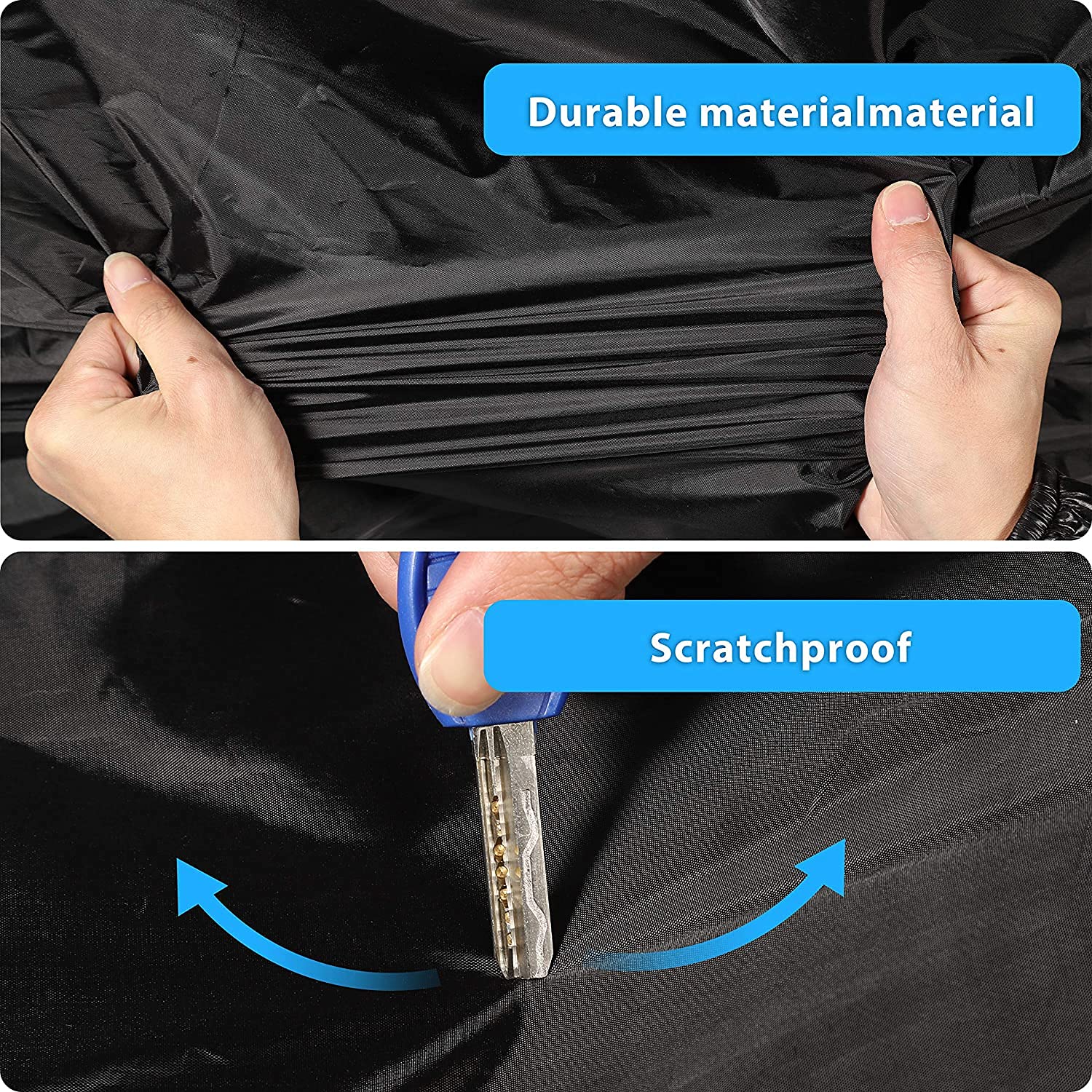 Color Rain Time Uv Protection Car Cover Windproof Dustproof Scratch Resistant Outdoor Universal Full Car Covers (Fit Suv-Length
