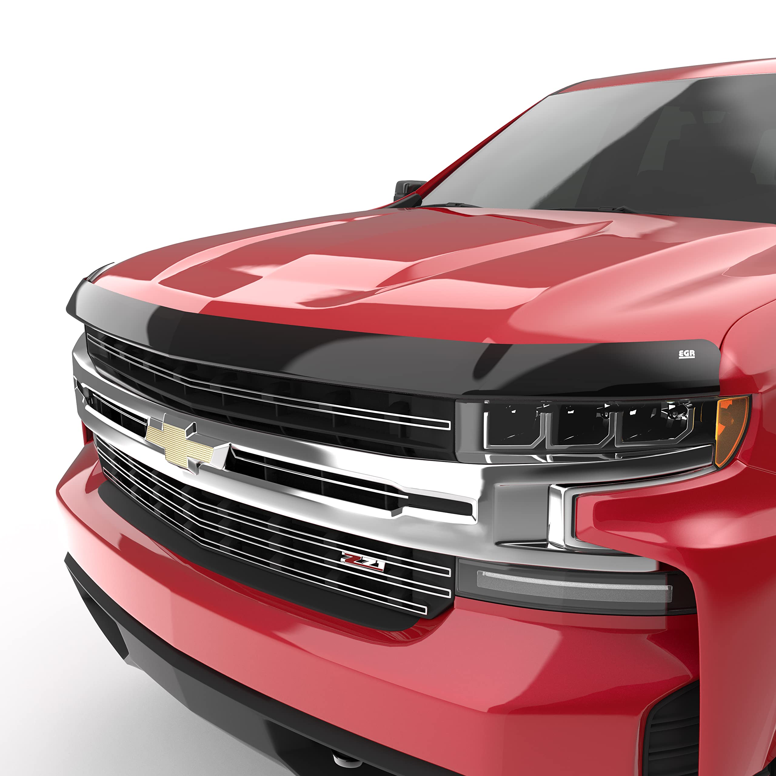 EGR 301691 Superguard Hood Guard, Dark Smoke Finish, Compatible with Select Chevrolet Silverado 1500 Models
