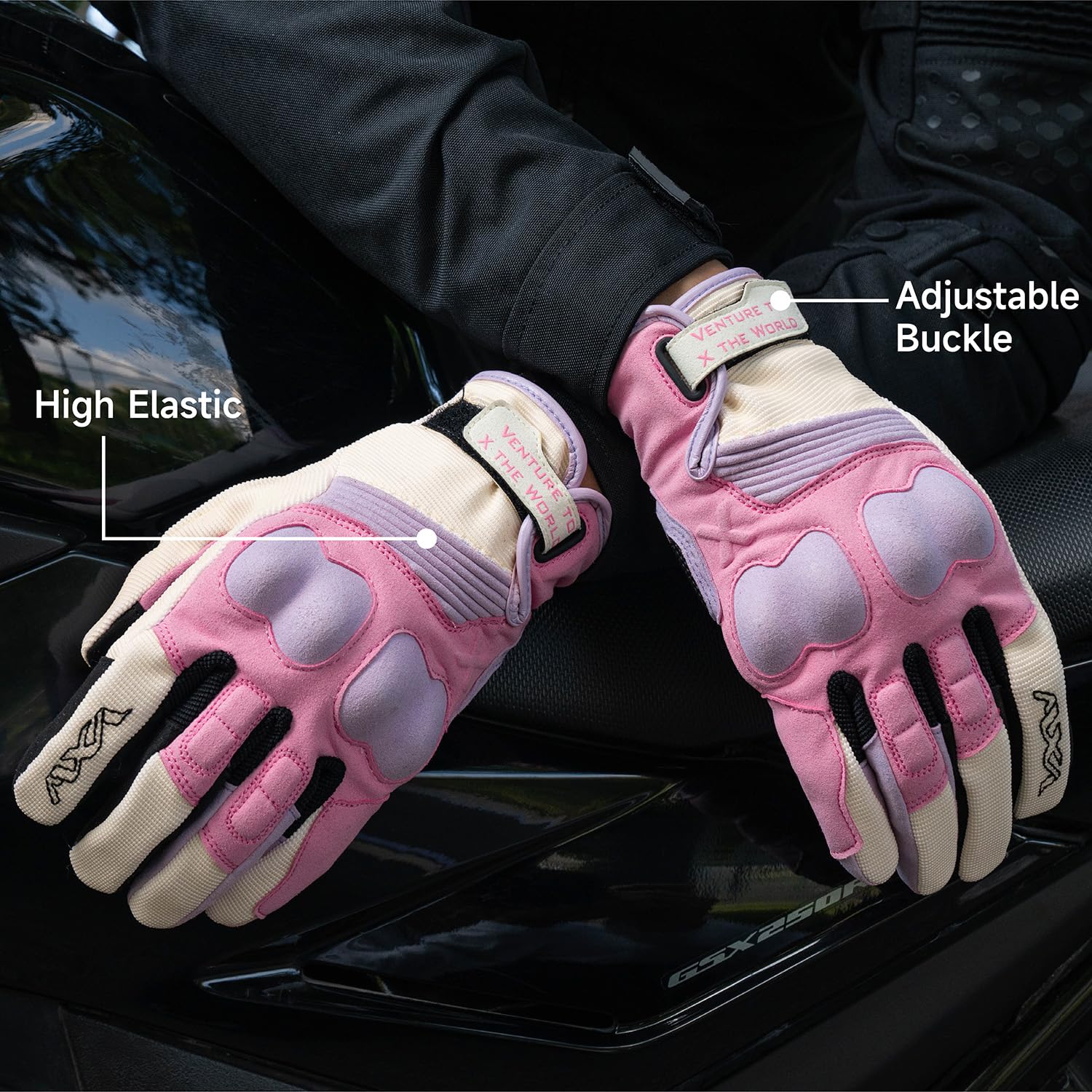 Vxw Motorcycle Gloves For Women Touchscreen Full Finger Motorbike Gloves Riding Off-Road Dirt Bike Gloves Road Racing Motocross