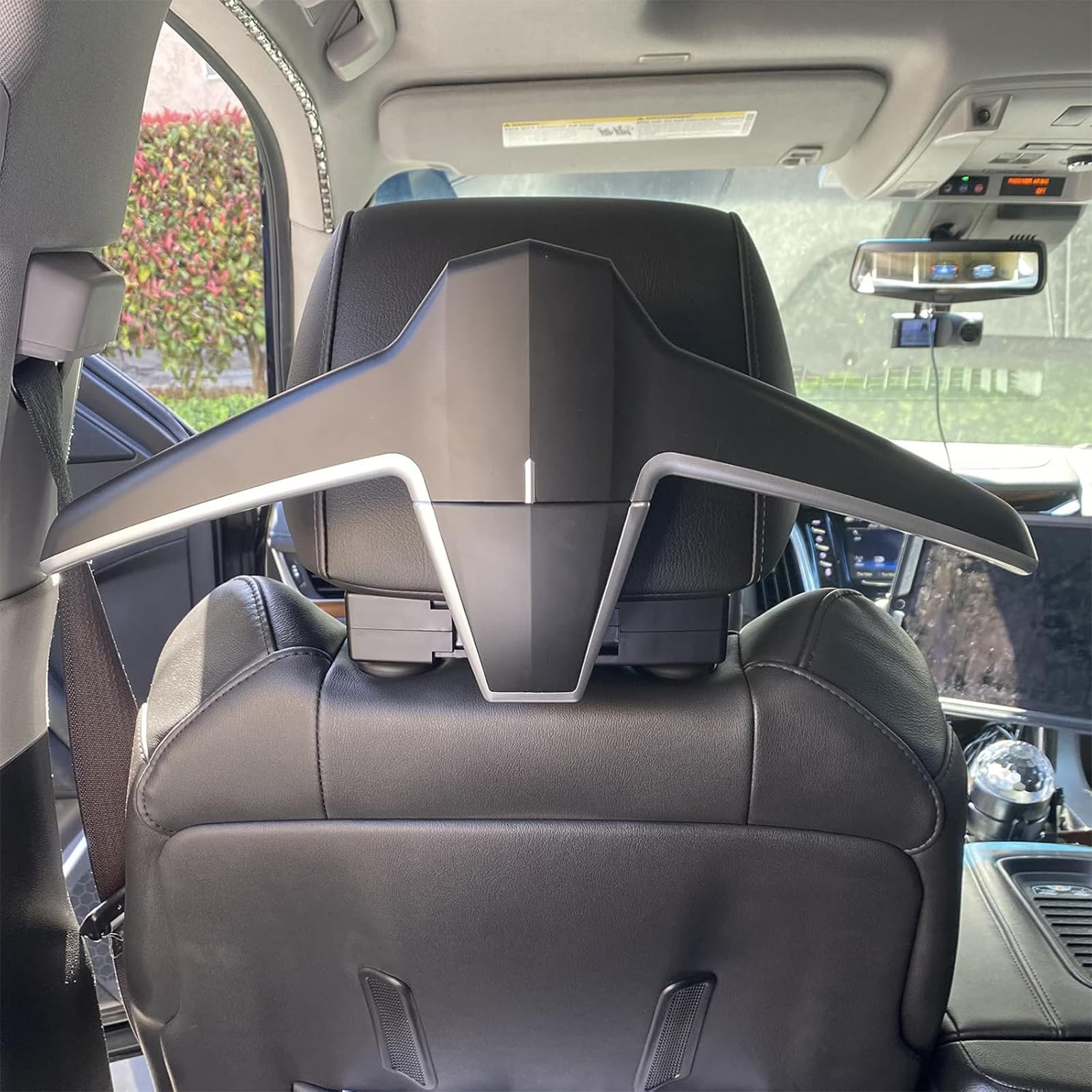 Engync 2 Pack Car Back Seat Headrest Hanger For Jacket, Suit, Clothes, Purse, Handbag, Grocery Bags - Multi-Purpose Storage Hold