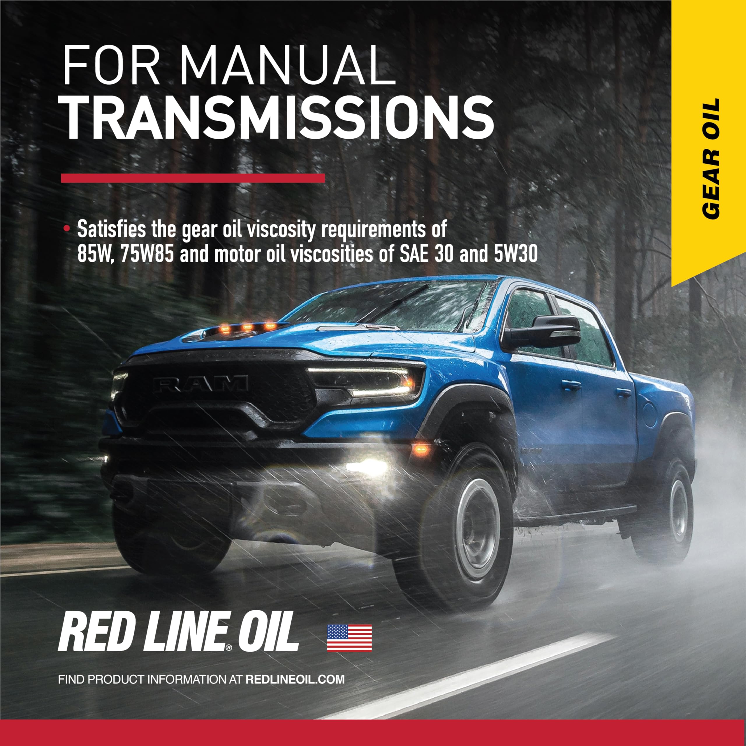 Red Line 50504 Mt-85 Manual Transmission 75W85 Gl-4 Gear Oil - 1 Quart (12 Pack)