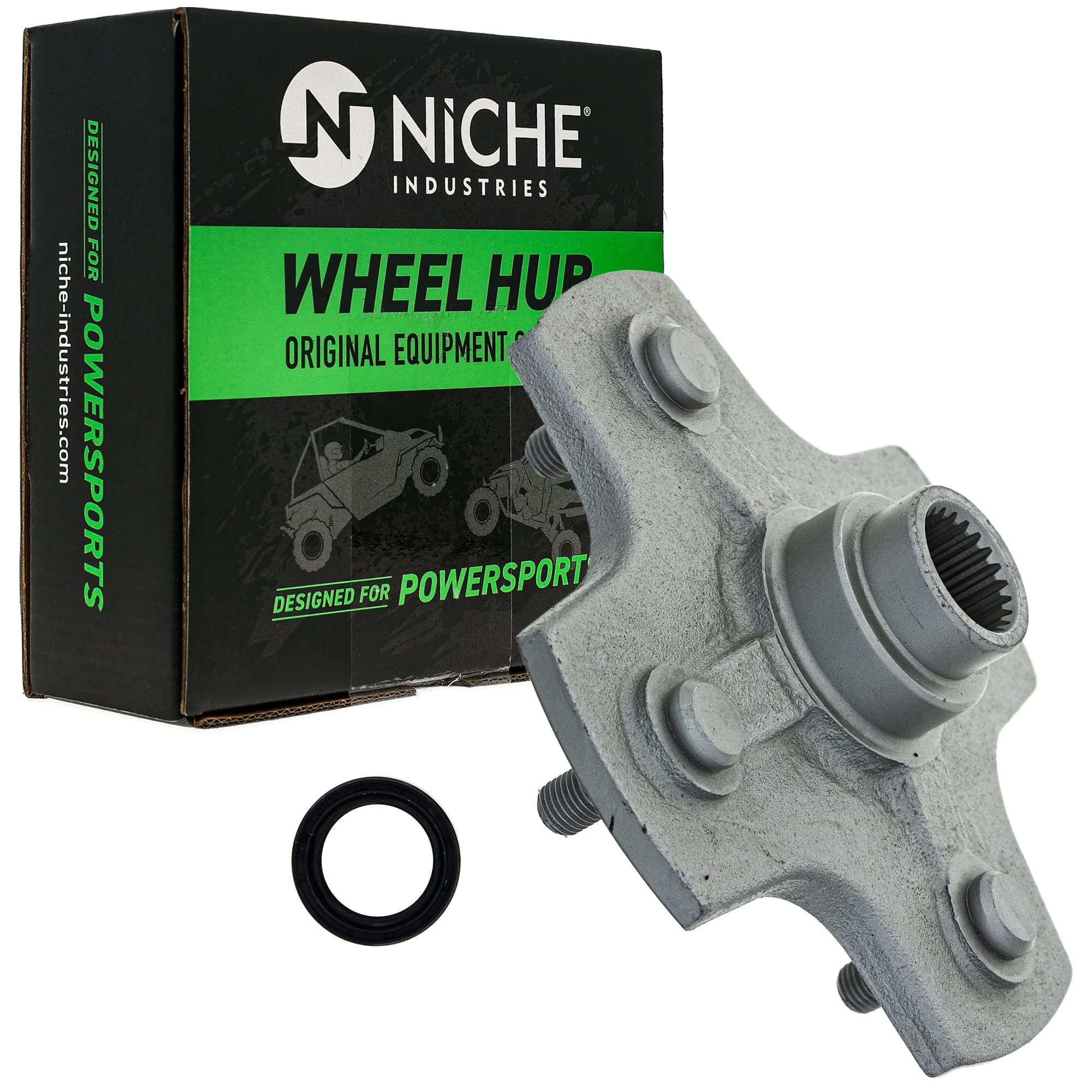 Niche Rear Left Wheel Hub For Honda Fourtrax Foreman 400 450 Rubicon 500 Rancher 350 42620-Hn0-670 42620-Hm7-610 42620-Hm7-000