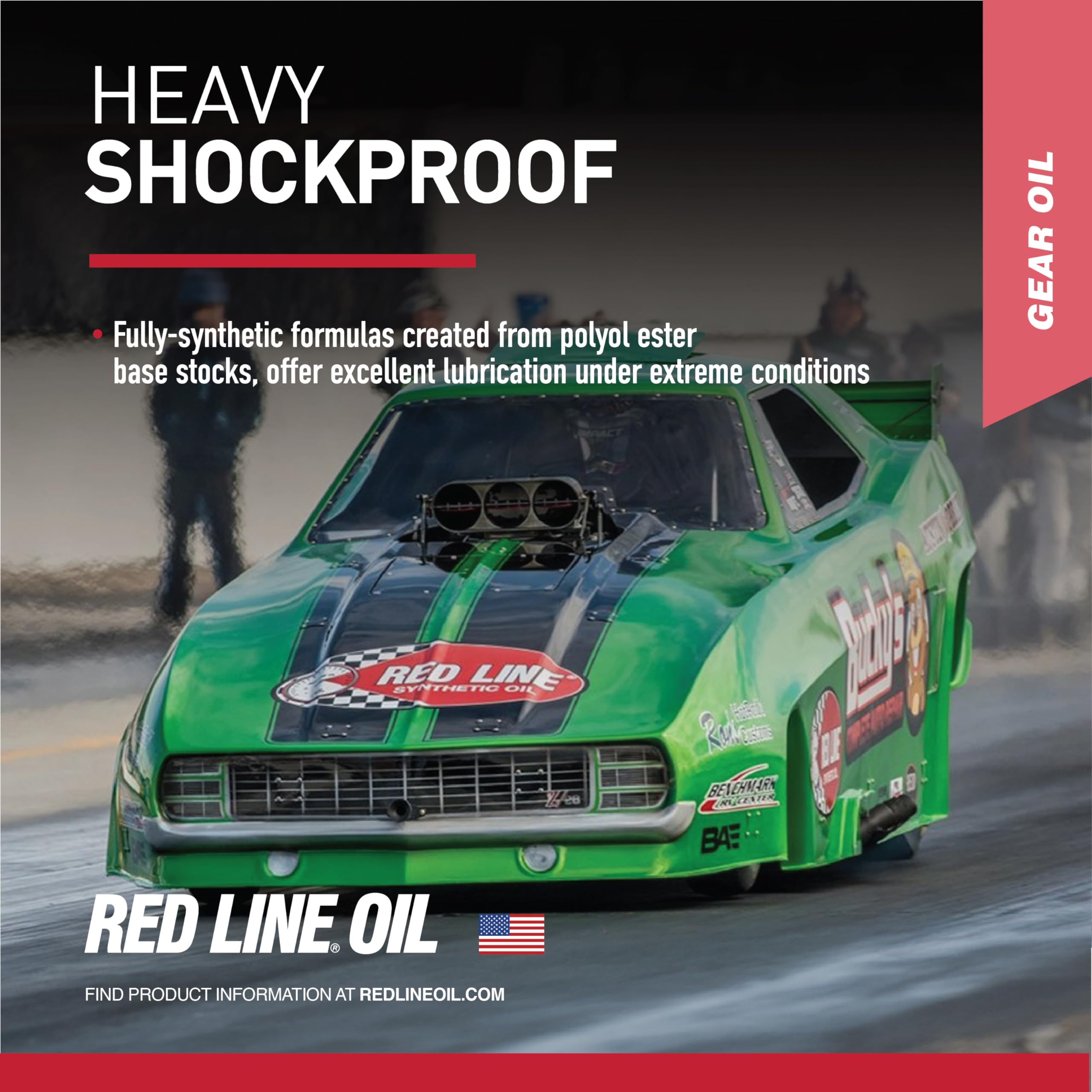 Red Line 58204 Heavy Shockproof Gear Oil - 1 Quart (12 Pack)