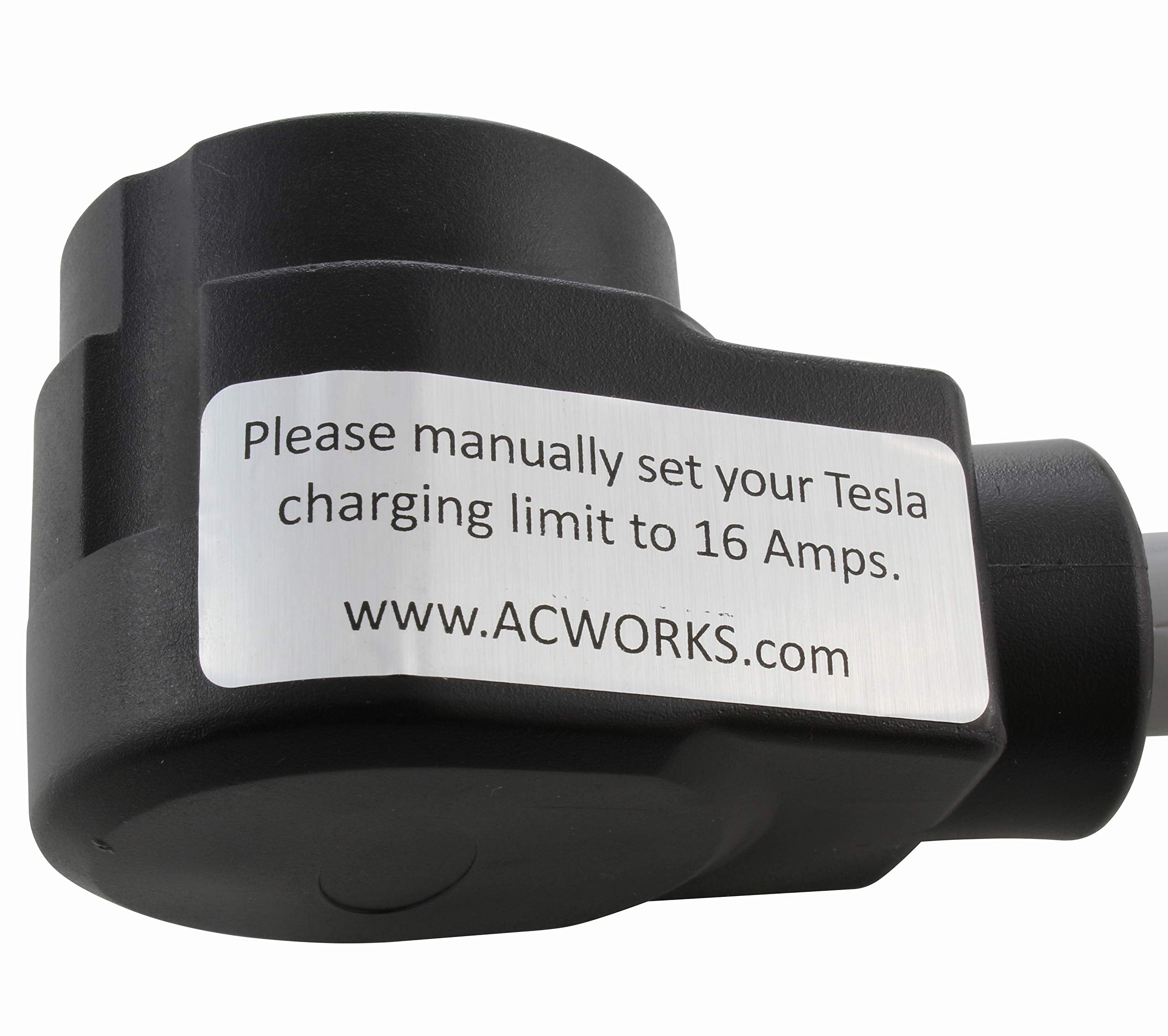Ac Works Electric Vehicle Charging Adapter For Tesla Use (L15-20 20A 250V 3-Phase To Tesla)