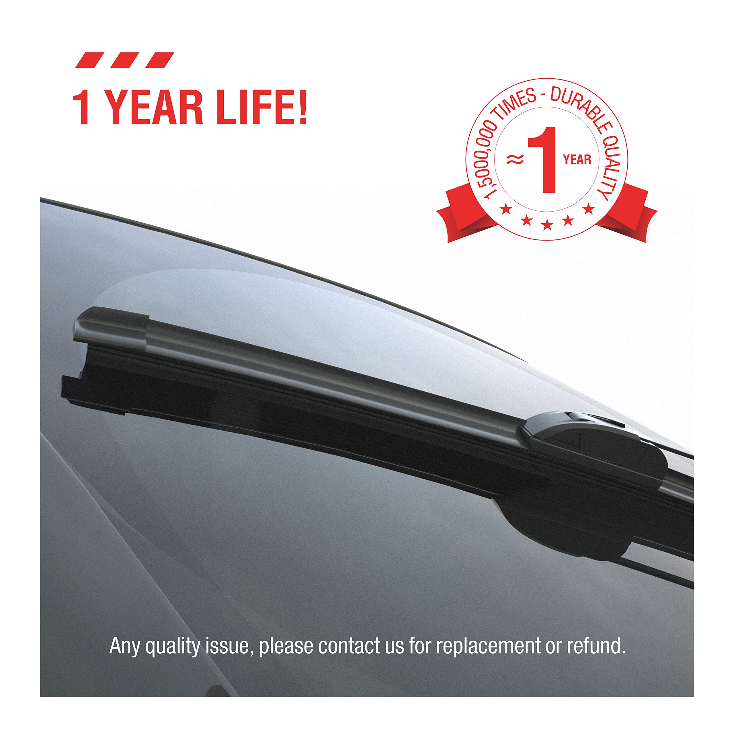 24''+19'' Front Windshield Wipers Wiper Blades Replacement For Volkswagen Cc 2013-2017 Jetta 2011-2020 Passat 2012-2020 Oem Qual