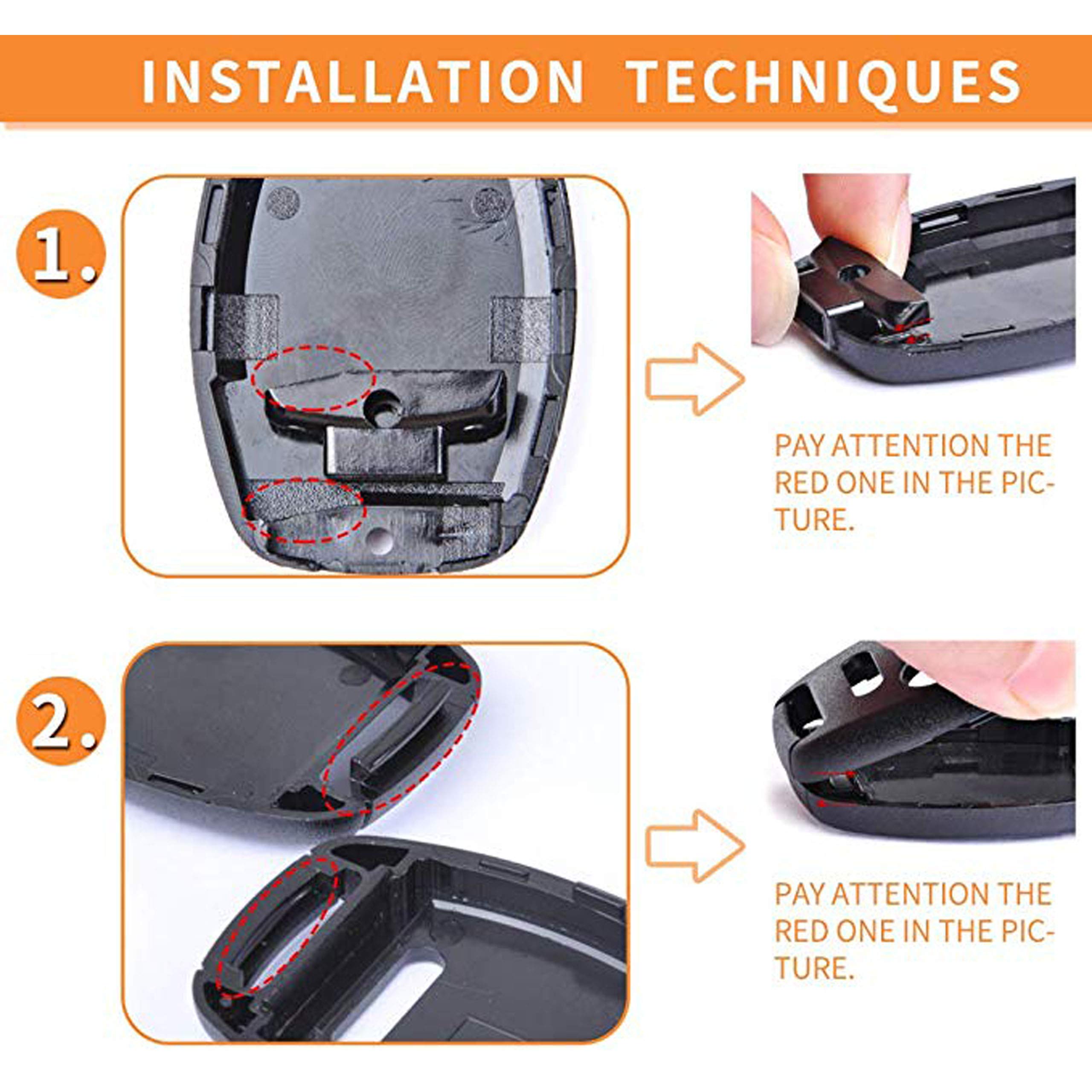 Replacement For 2+1 Buttons Keyless Entry Remote Honda Key Fob Shell Fit For Honda 2010-2011 Accord Crosstour 2006-2011 Civic 20