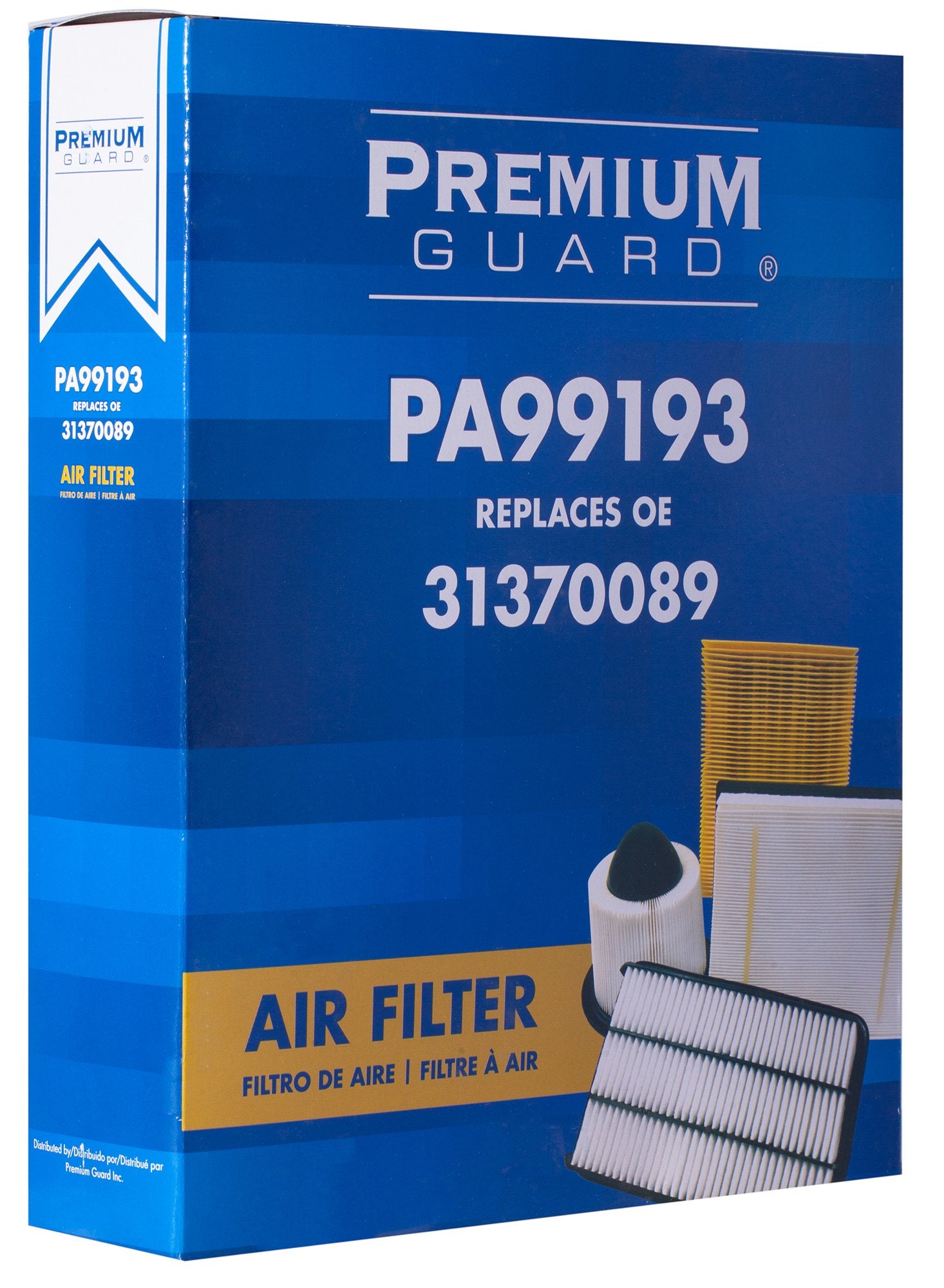Pg Engine Air Filter Pa99193  Fits 2023-16 Volvo Xc90, 2023-19 Xc60, 2023-20 S60, 2023-17 S90, 2023-20 V60 Cross Country, 2022-1
