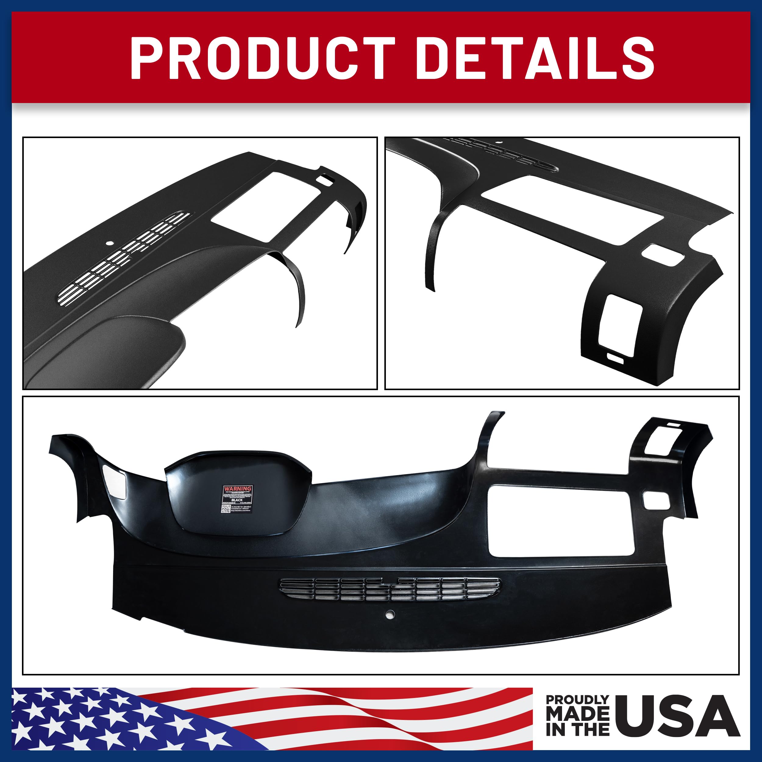 DashSkin One Piece Molded Dash Cover for 07-2013 Silverado/Sierra, Cashmere, Model 0713GMT - Easy Cracked Dash Fix