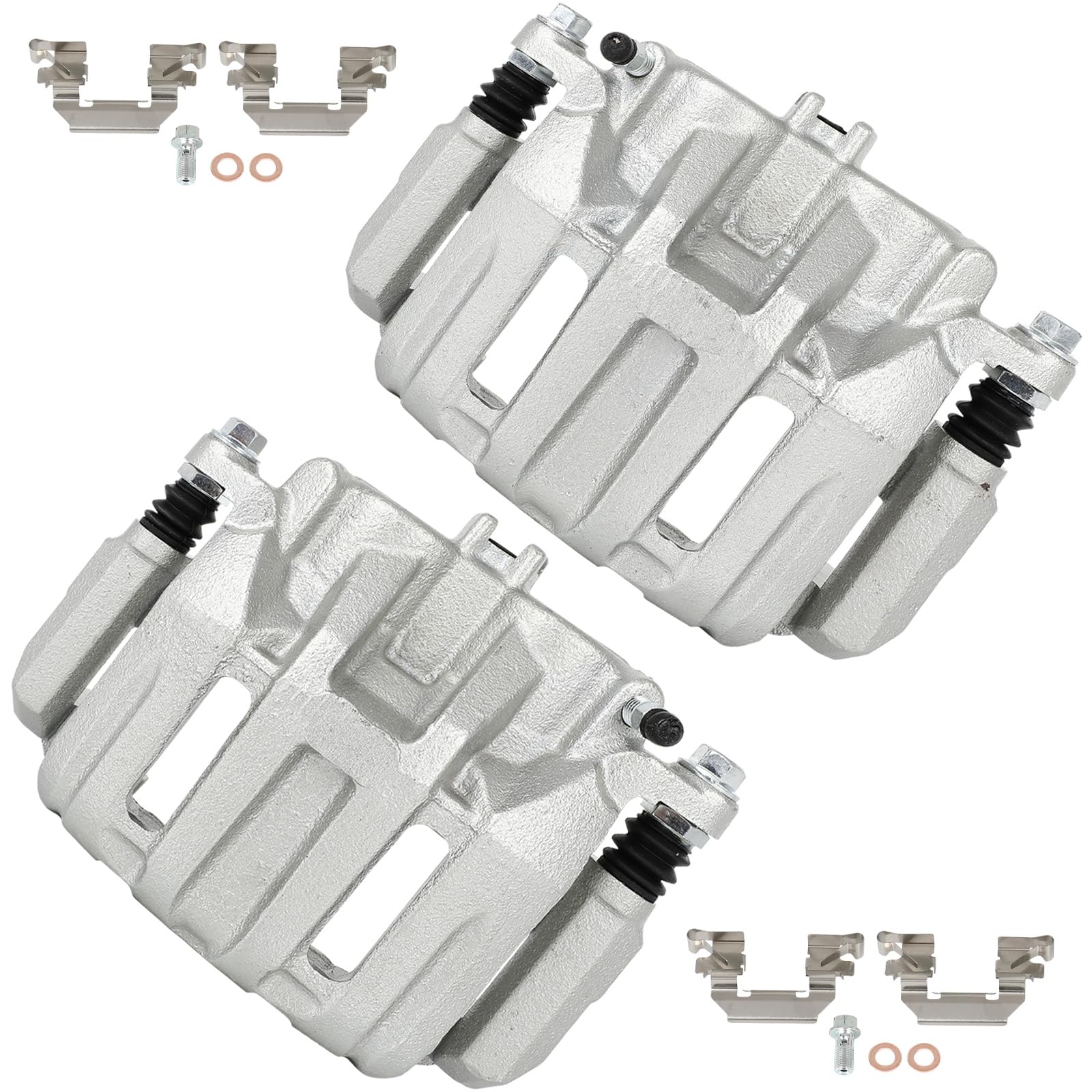 cciyu 19B2958 19B2959 Front Left + Right Brake Caliper With Bracket For Acura For RDX 2007-2012,For Honda For Accord Crosstour 2