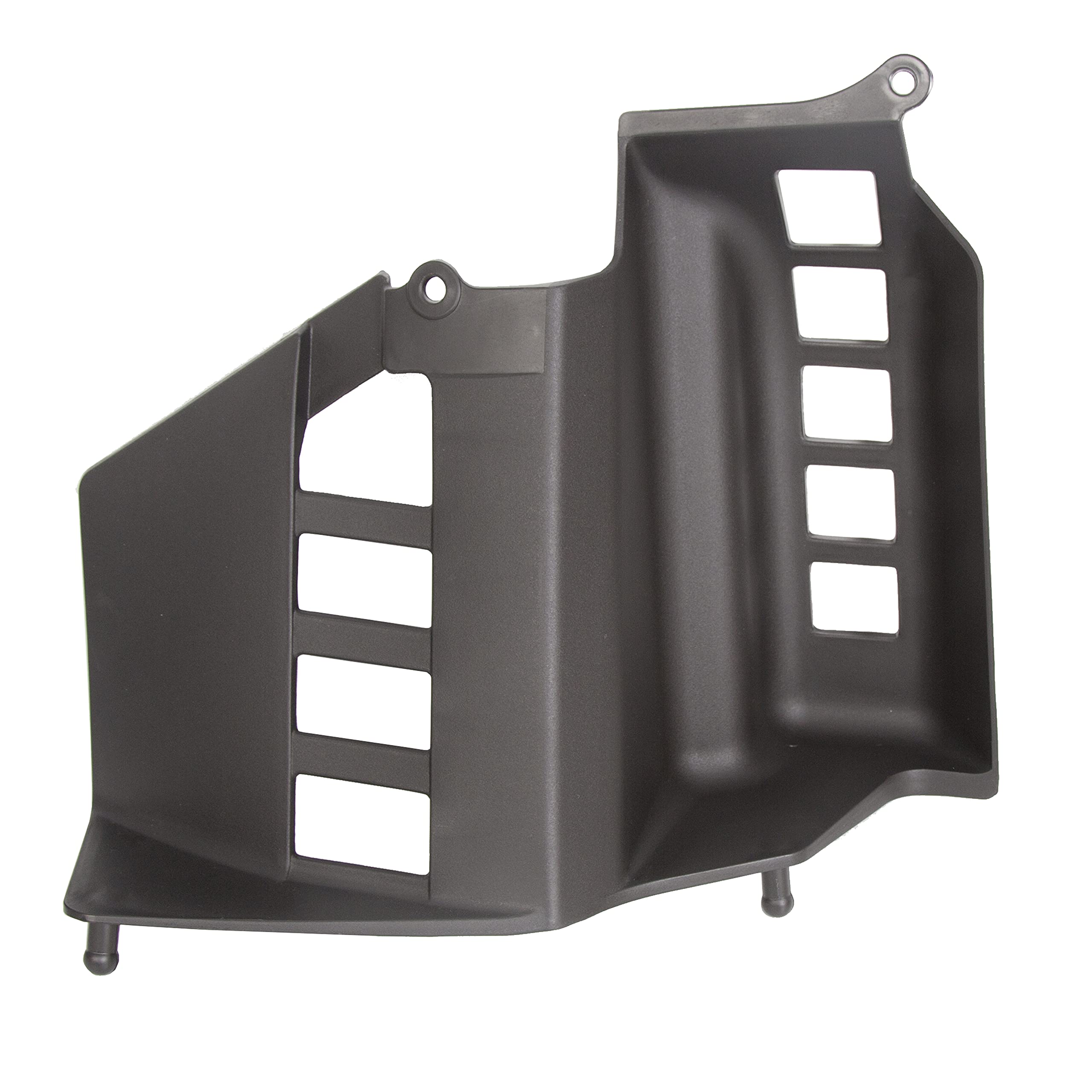 ECOTRIC Black Heel Guard for 1987-2006 Yamaha Banshee, Plastic, Small, Model ET-421, Left + Right Pair