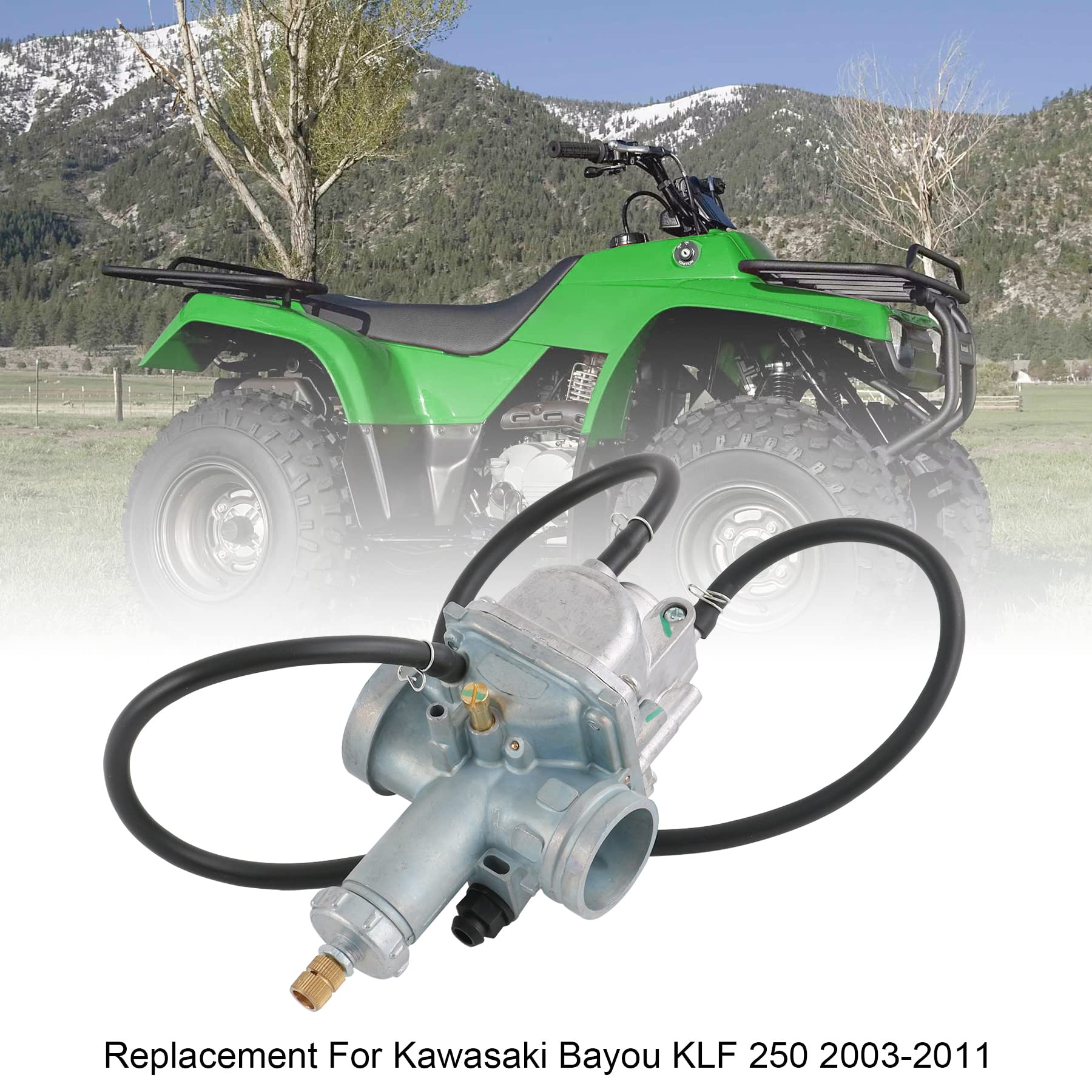JDMSPEED Carburetor Replacement for Kawasaki Bayou 250 KLF250A (2003-2011) - Durable, Reliable Performance Upgrade