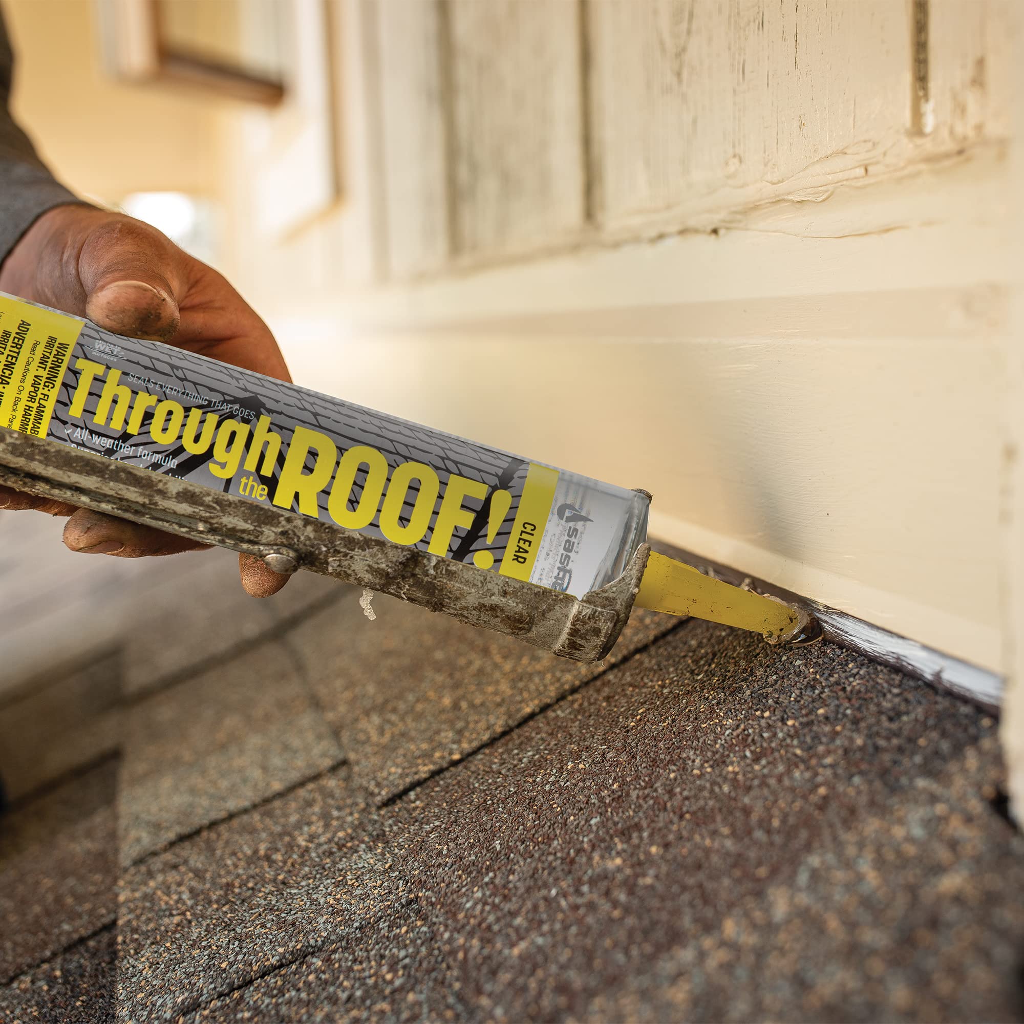 Sashco Quart Clear Roof Sealant,14003