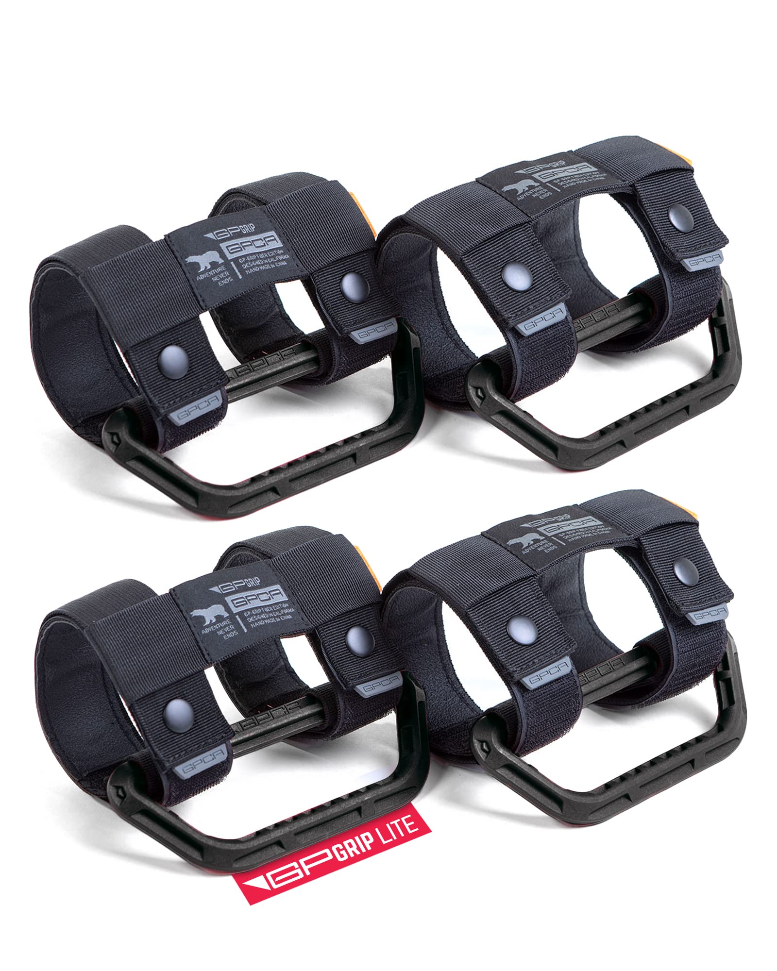 GPCA Universal Grab Handles for Jeep Wrangler TJ YJ JK JL JT (1955-2023) - Easy-to-Fit 2-Strap Design for 1-5.5    Roll Bars, Ve