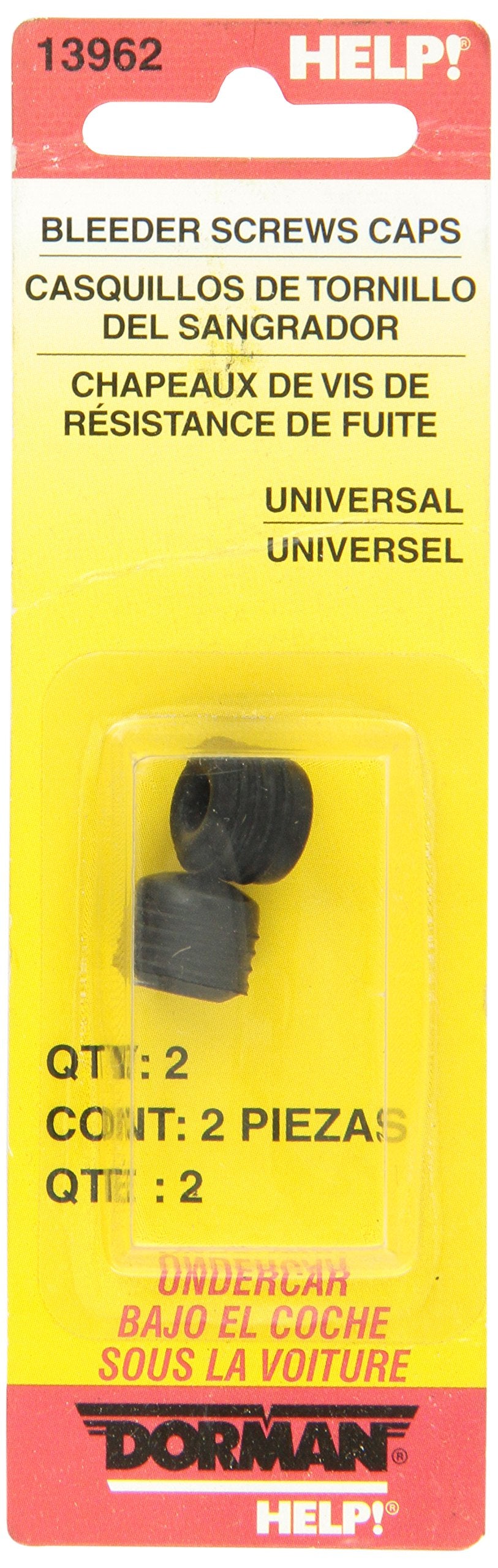 Dorman Brake Bleeder Caps, Stainless Steel, 1 Count, Model 13962