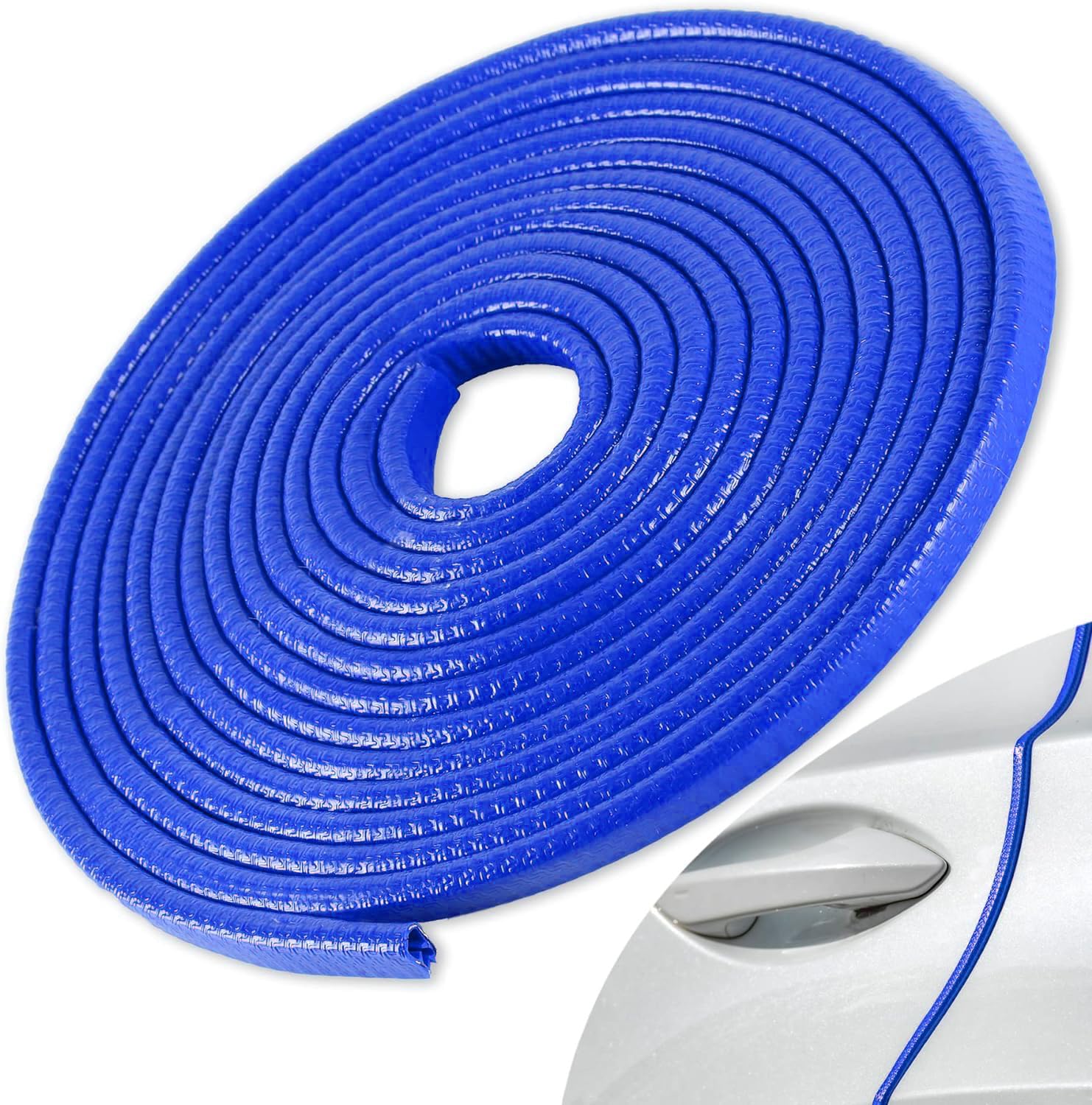 Singaro 16.4Ft (5M) Car Door Edge Anti Collision, Non Adhesive Door Rubber Edge Decoration Car Door Protection, Suitable For Mos