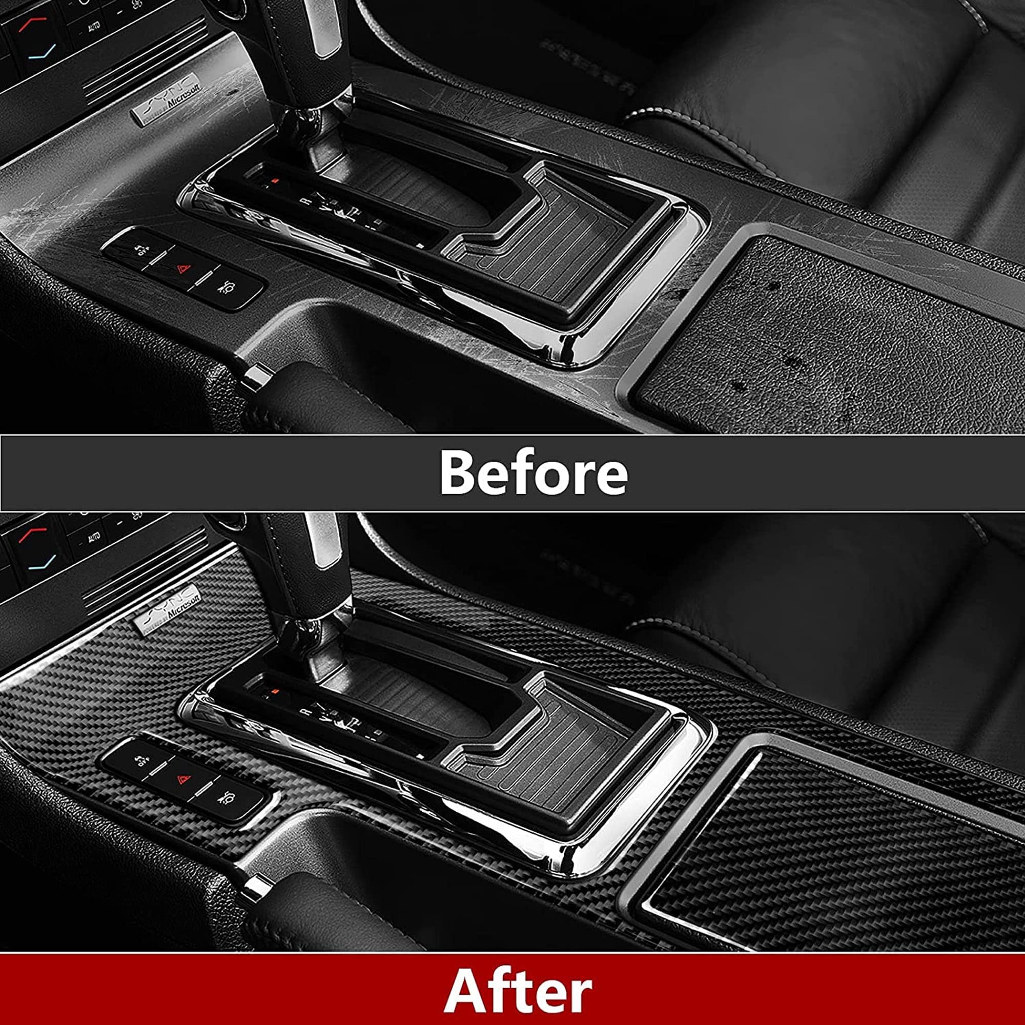 Lypumso 6D Black Carbon Fiber Vinyl Wrap Including Tool Kits, High Glossy Black Car Vinyl Film Roll, Air Release Technology Auto