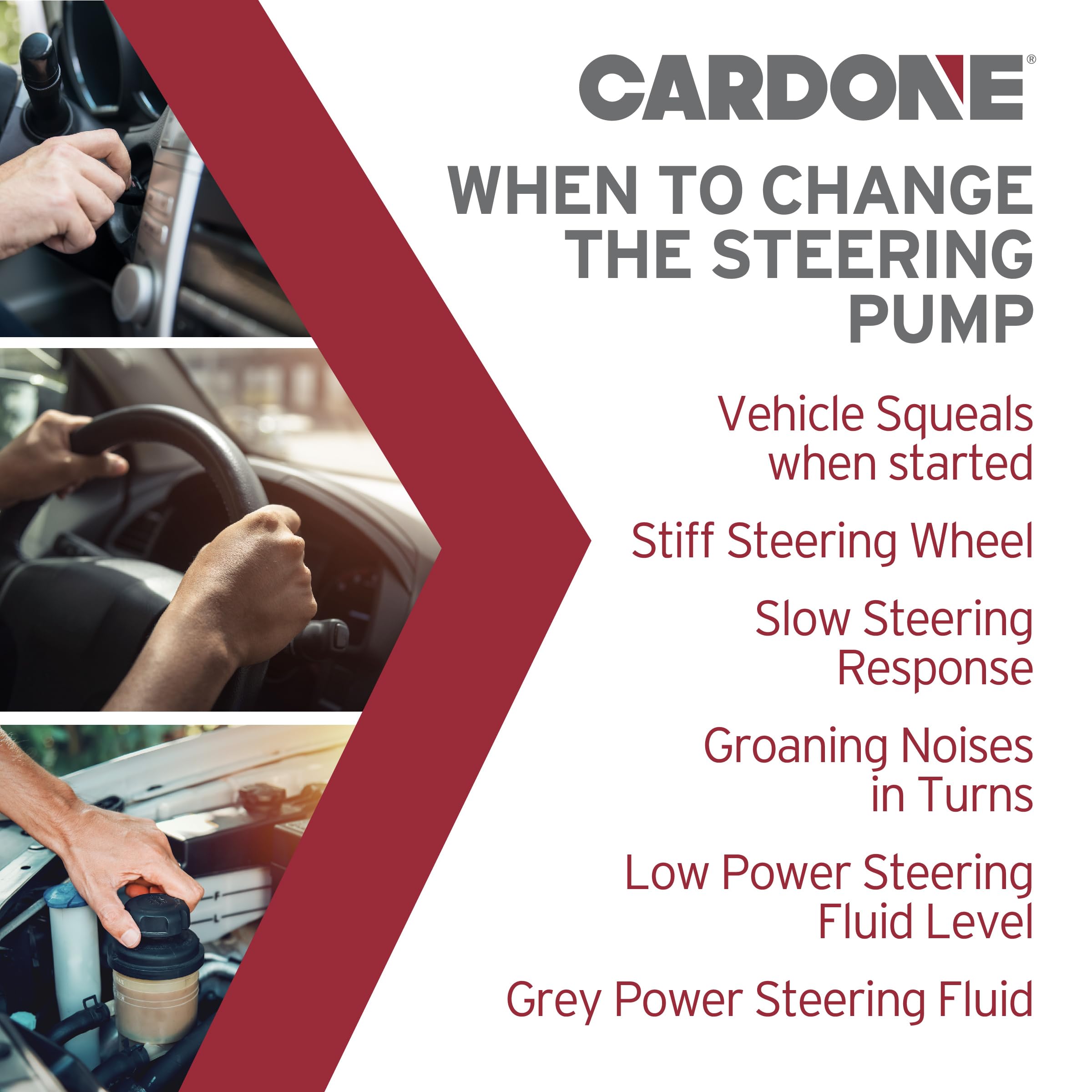 Cardone 20-70269 Remanufactured Domestic Power Steering Pump