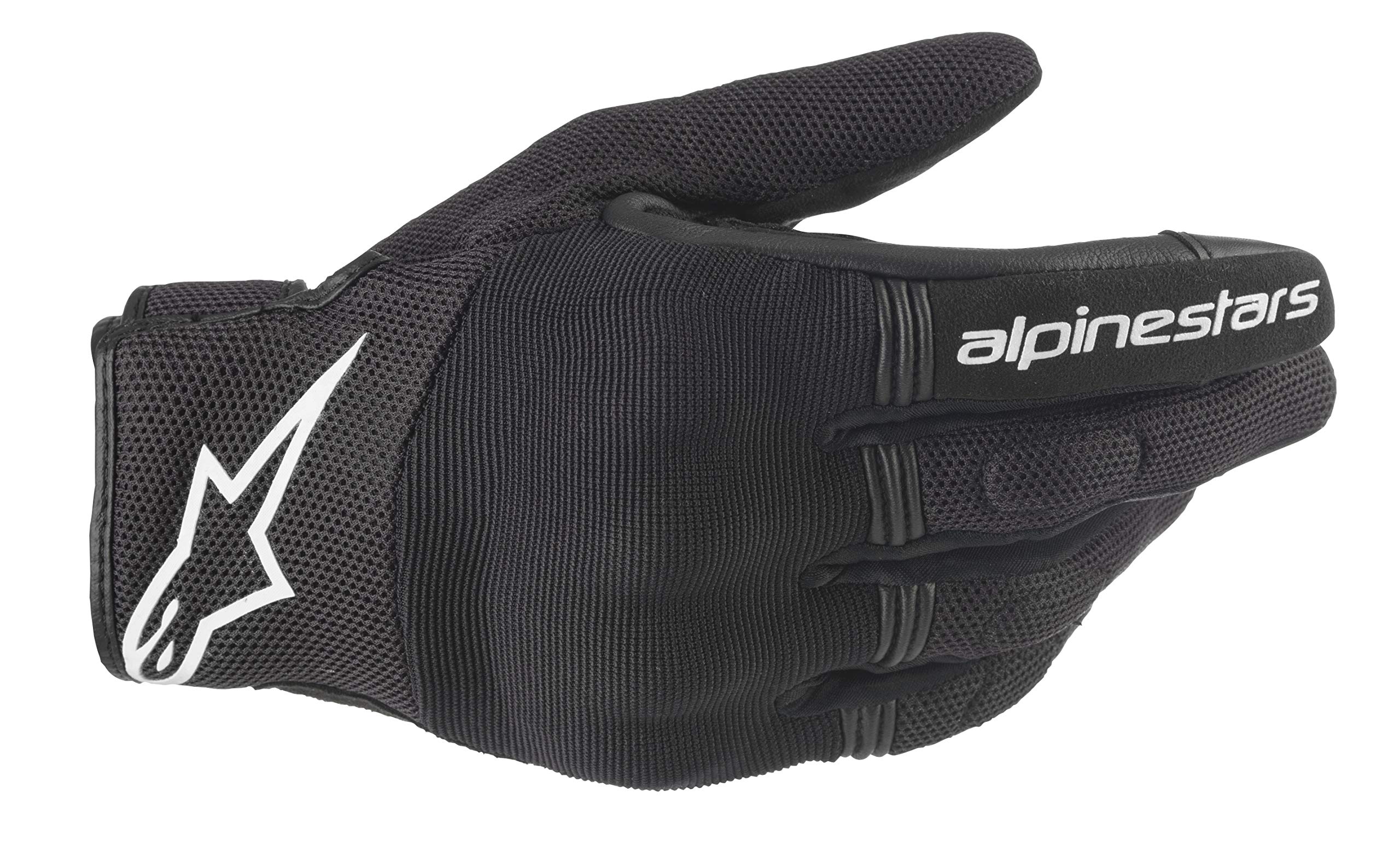Alpinestars Mens Copper Motorcyle Riding Glove, Black/White, XL
