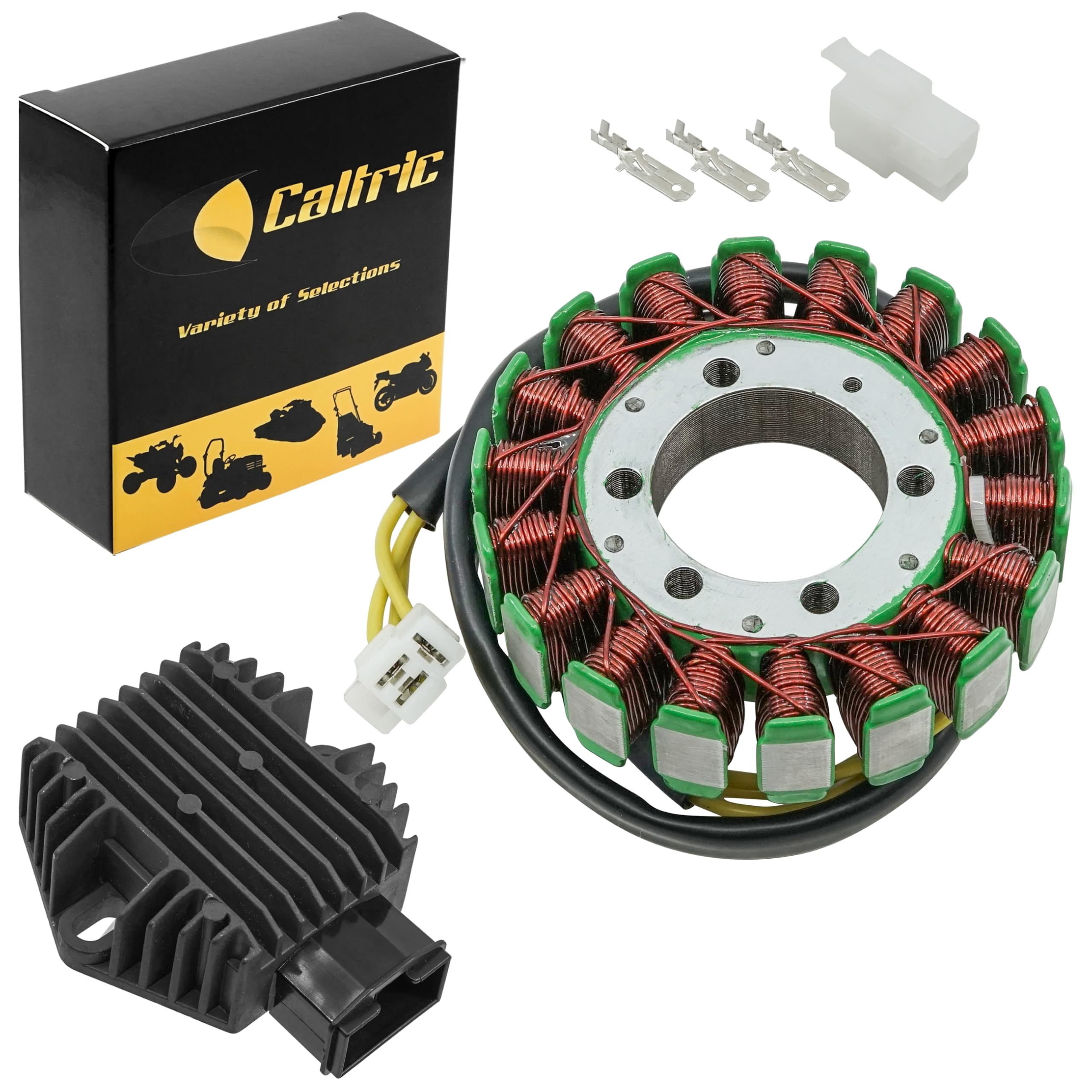 Caltric Stator & Regulator Rectifier Compatible With Honda 600F3 Cbr600F3 Cbr-600F3 1995-1998