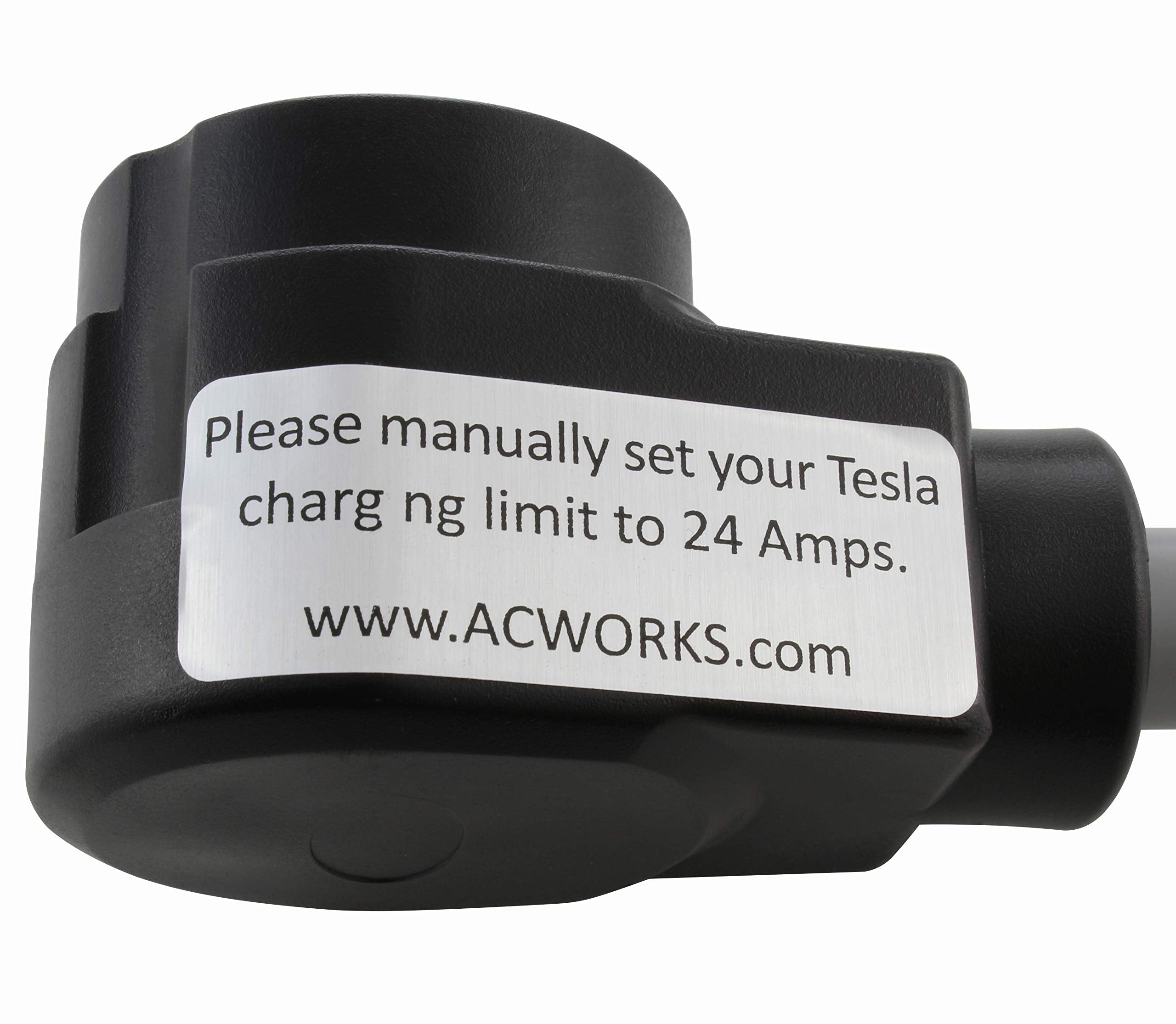 Ac Works Electric Vehicle Charging Adapter For Tesla Use (L15-30 30A 250V 3-Phase To Tesla)