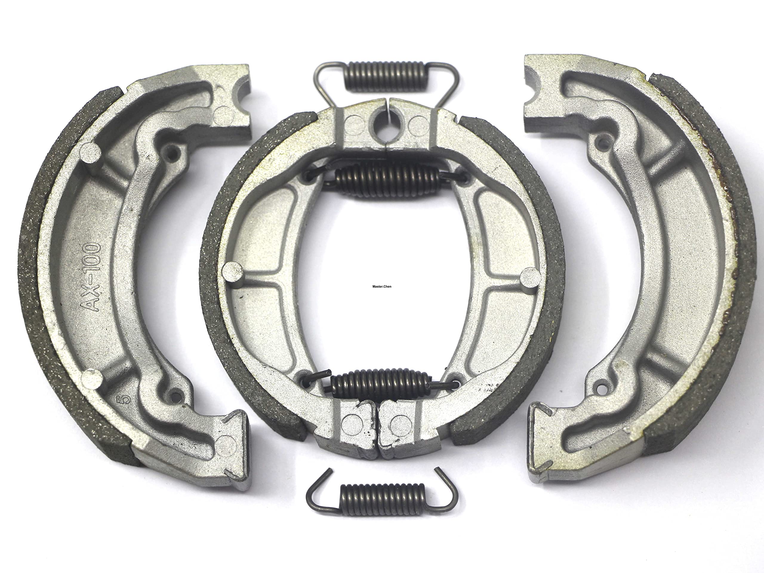 Master Chen Front Rear Brake Shoes for Kawasaki KLX 110 02-20 - KLX 110L 10-20 - KLX 110R 2002 2003 2004 2005 2006 2007 2008 200