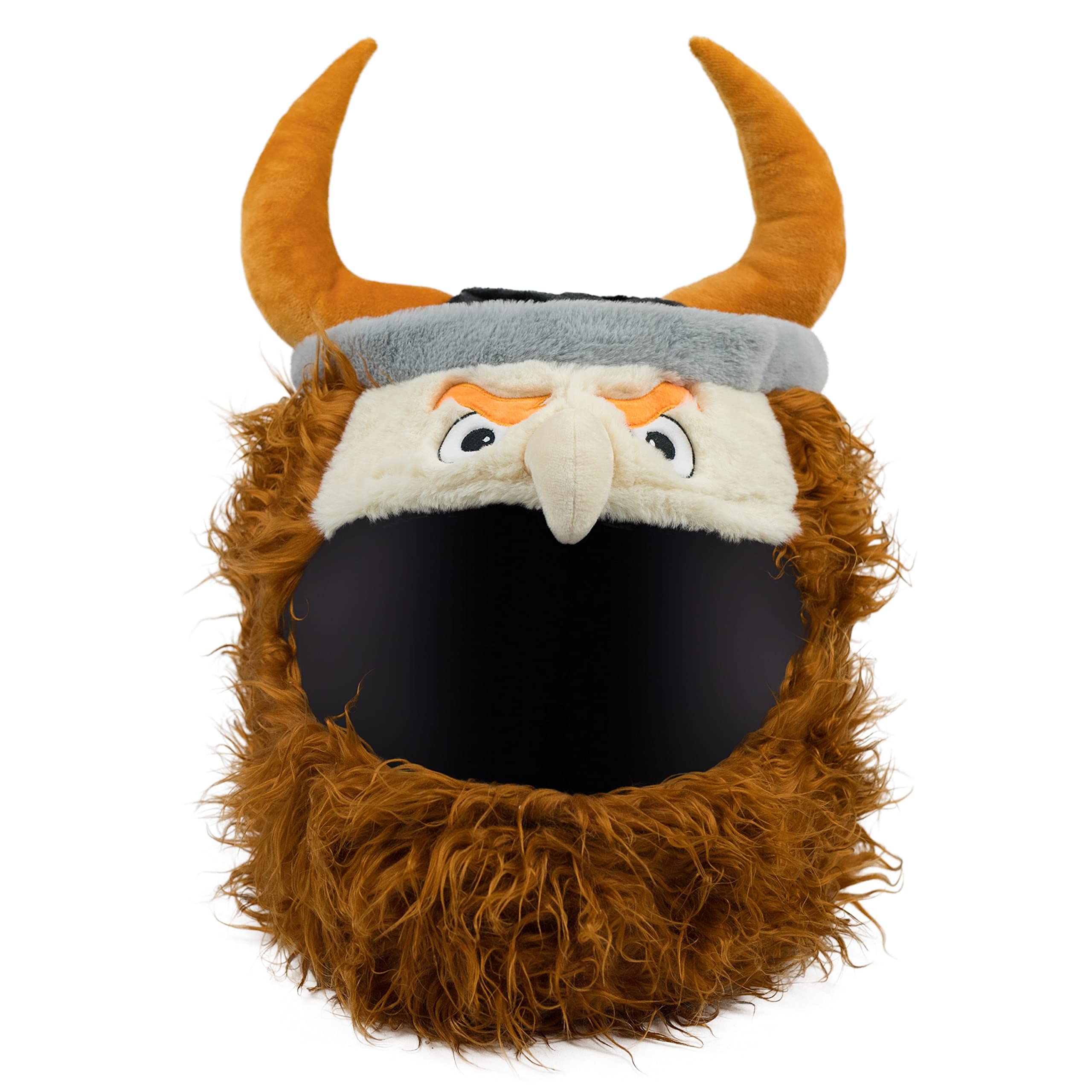 Moto Loot Helmet Cover - Fun Viking Design, One Size, Thermoplastic Material, Cover Only (Helmet Not Included)