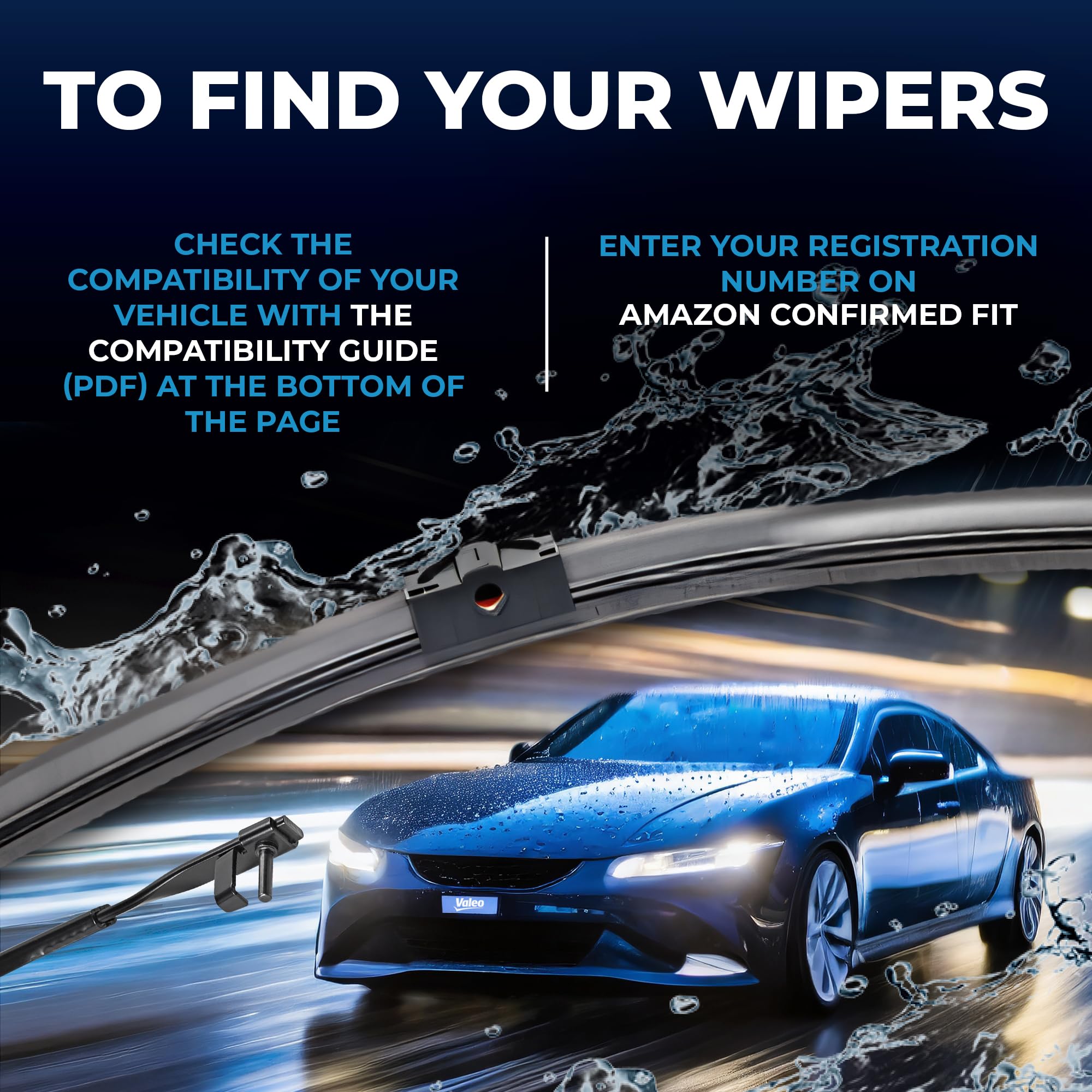 Valeo 574321 (Vm321) Silencio X-Trm Wiper Blade Set - 21''/19'' (Pack Of 2)
