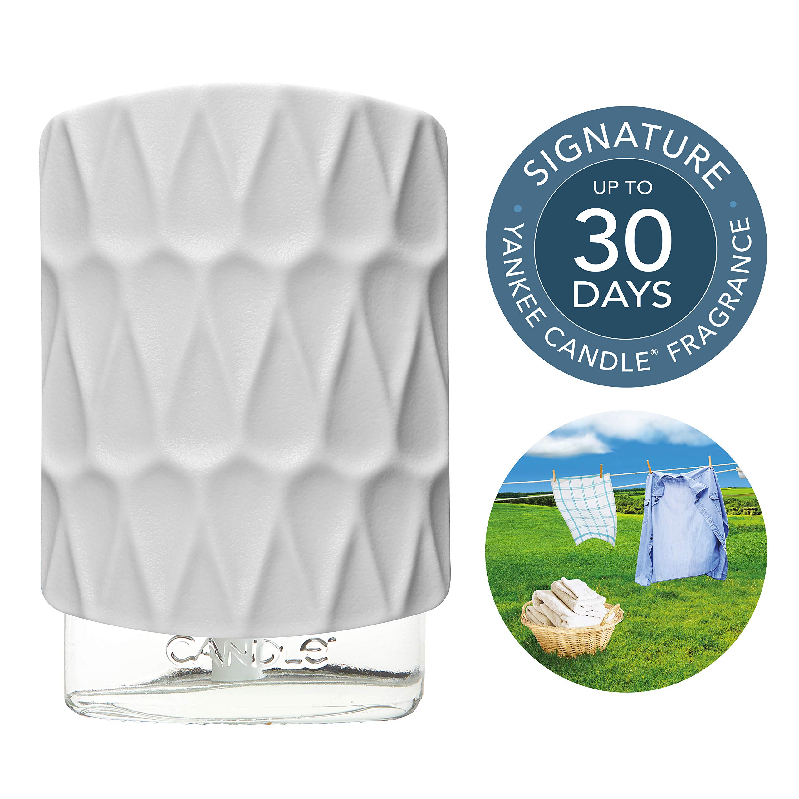 Yankee Candle Air Freshener Oil, Starter Kit, Clean Cotton
