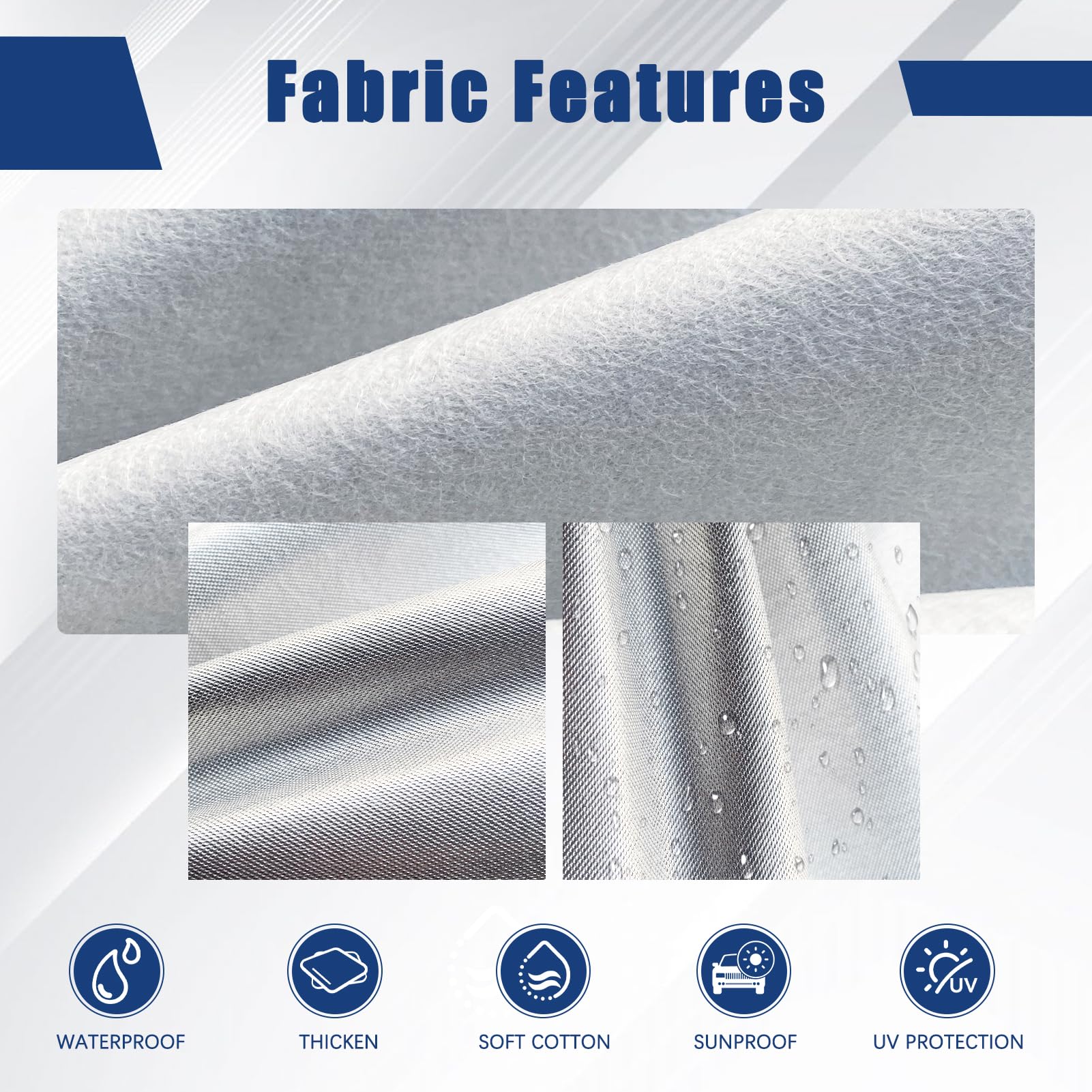 Kayme 6 Layers Suv Car Cover Custom Fit For Bmw X7(2018-2024) Waterproof All Weather For Automobiles, Outdoor Full Cover Rain Su