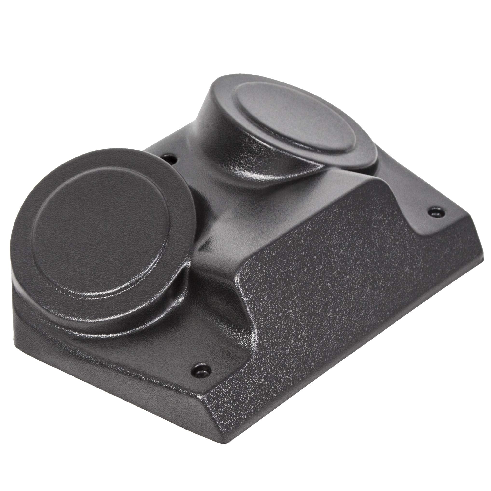 HECASA Universal Overhead Console Stereo Radio Cover for Golf Cart & UTV - Compatible with Polaris RZR, Arctic Cat, John Deere, Kawasaki, Can Am, Yamaha