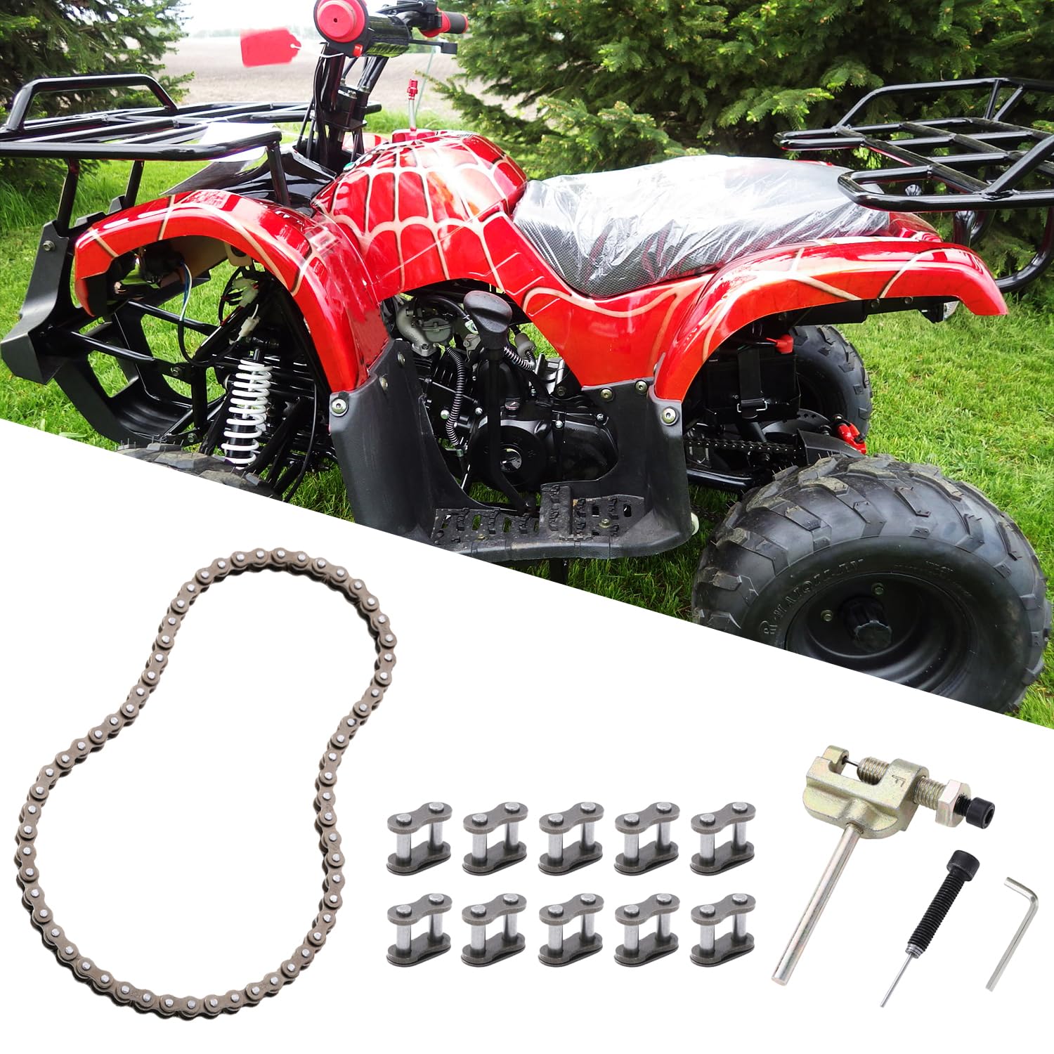 KAMIER 25H Timing Chain Breaker for 70cc-125cc TaoTao, Kazuma, Coolster ATV & Go Kart Parts