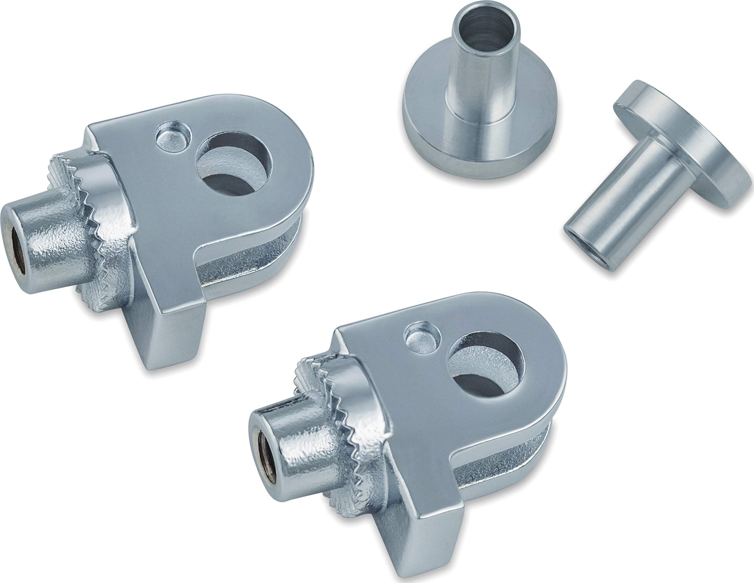 Kuryakyn 8841 Splined Male Mount Peg Adapters for Front/Rear Footpegs and Floorboards: Triumph Motorcycles, Chrome, 1 Pair