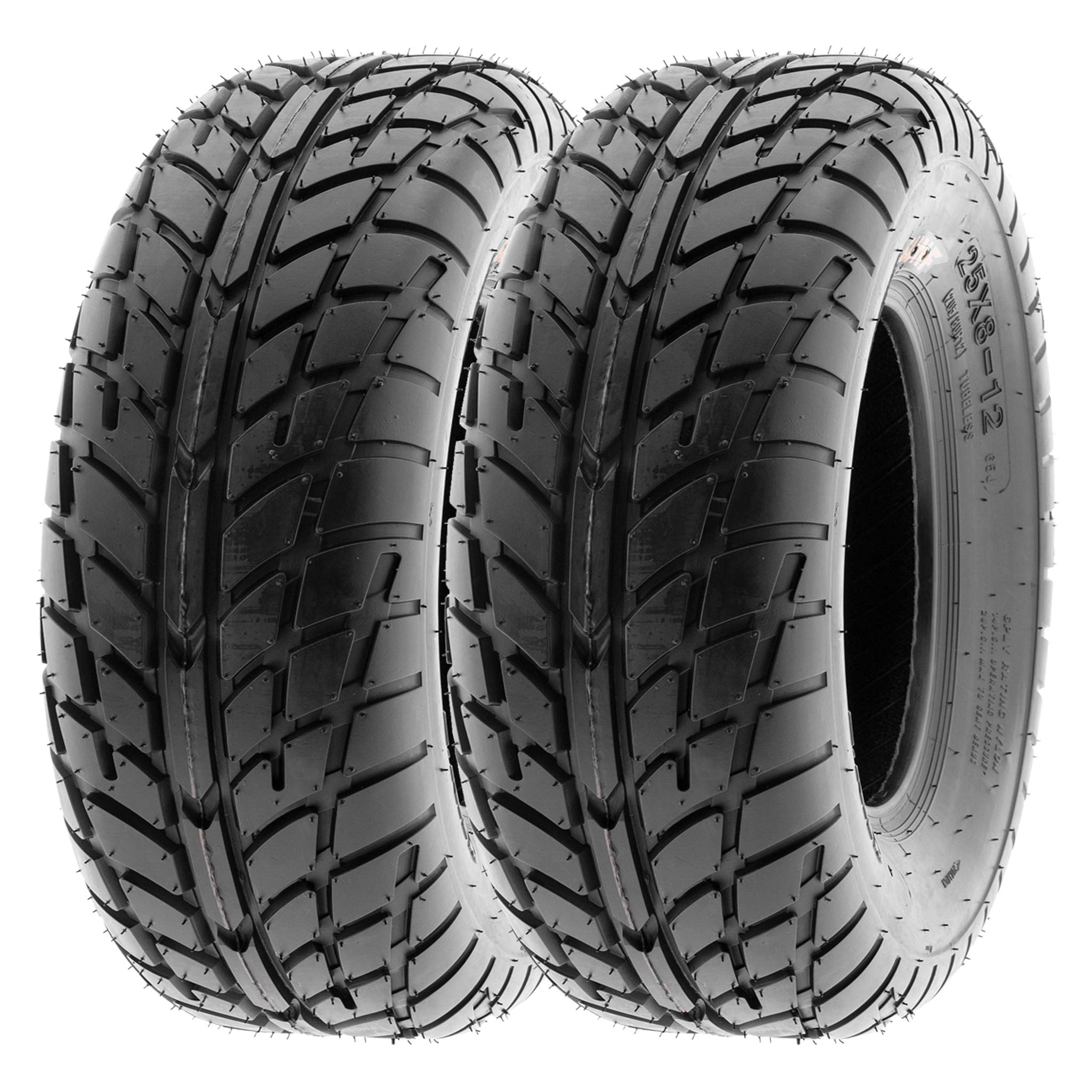 Sunf 22X8-12 22X8X12 Atv Utv Tires 6 Pr Tubeless A021 [Set Of 2]