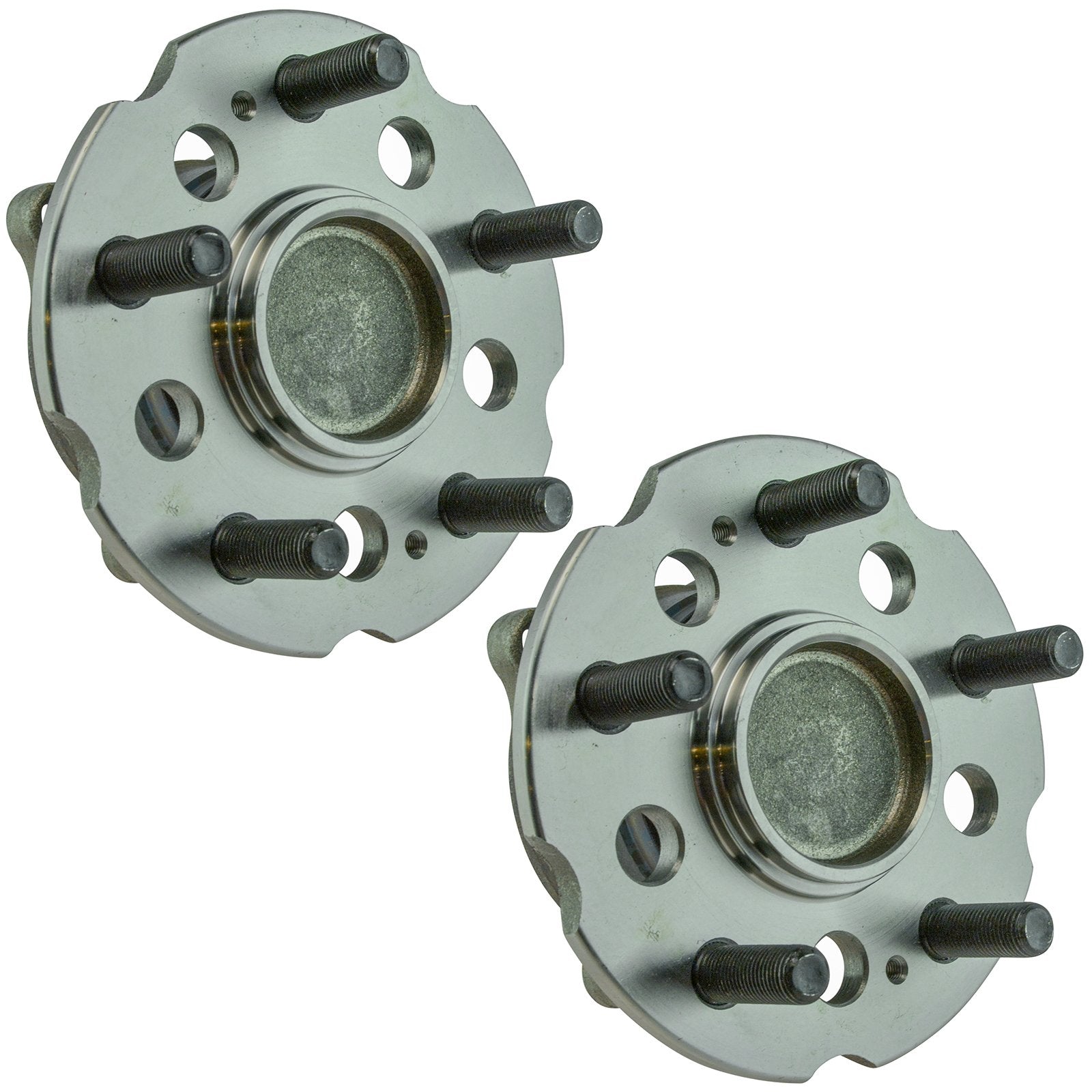 TRQ Rear Wheel Hub Bearings Assembly Set for 2009-2015 Honda Pilot, Model BHA53821