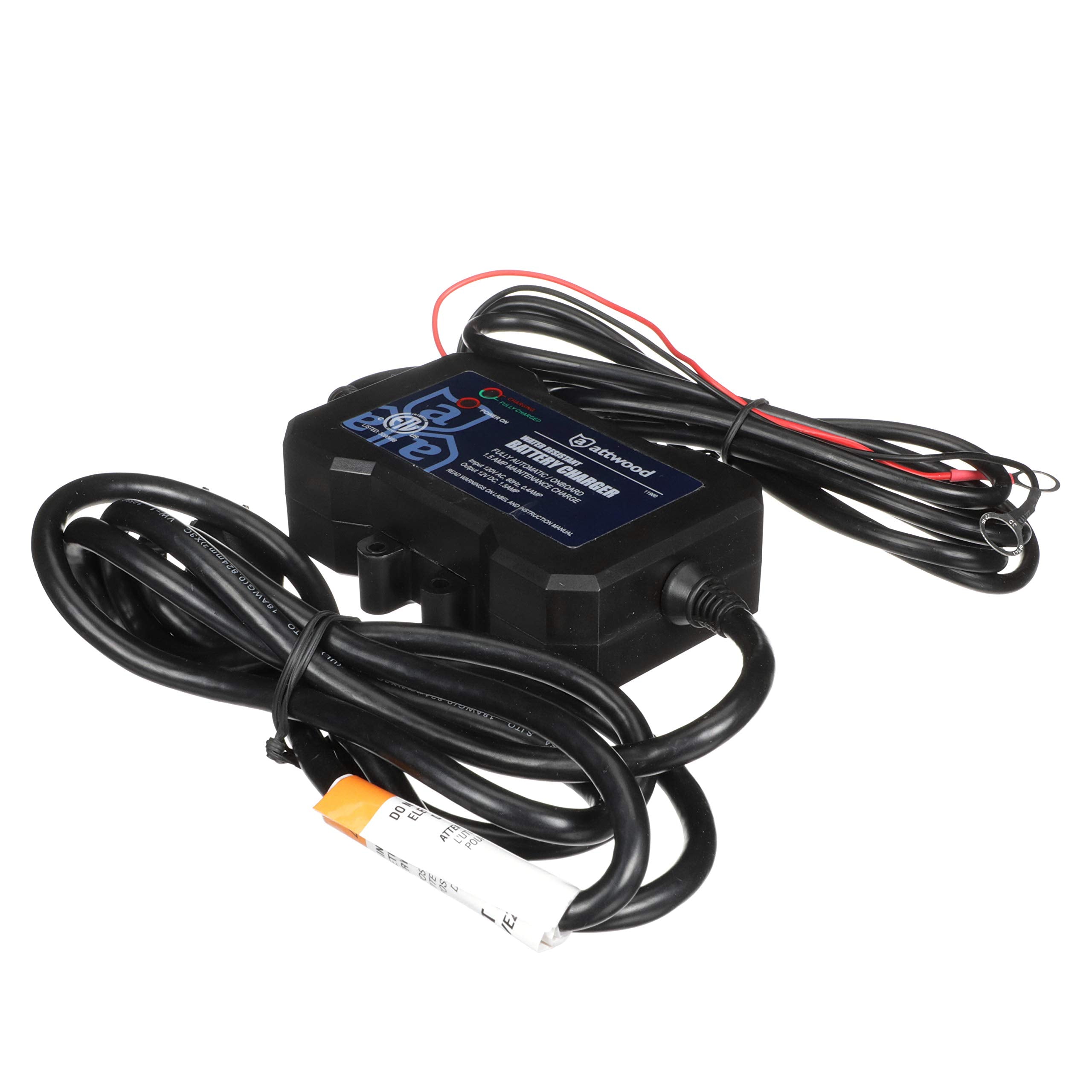 Attwood 11900-4 Battery Charger Black ,1.5 Amp