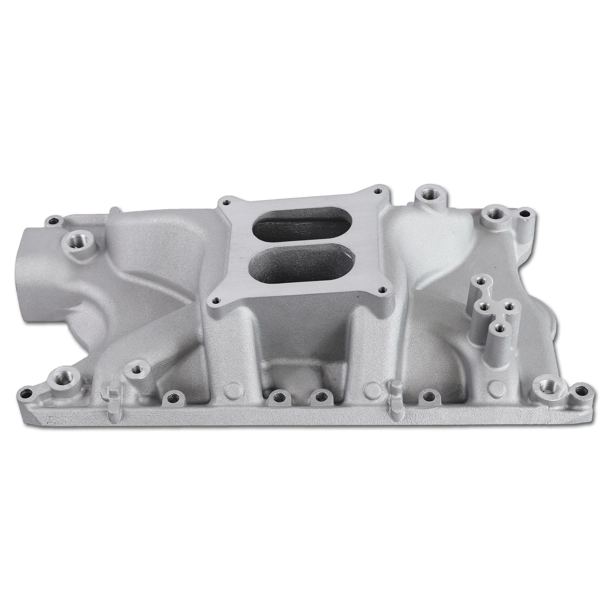 JGhyperX 54023 8023 7181 Intake Manifold Aluminum Dual Plane Compatible with Ford Small Block Windsor 351 5.8L 1969-1997 SBF 351
