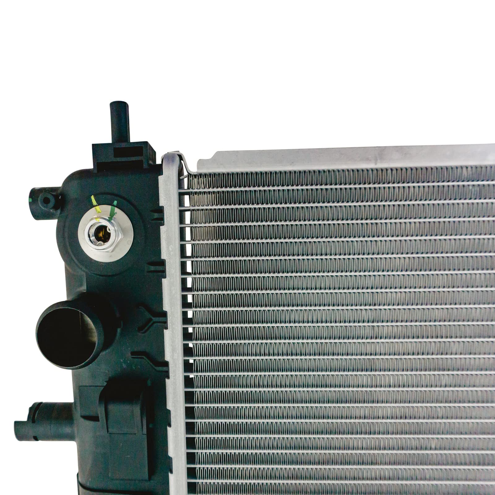 Trq Radiator Assembly Aluminum Core Compatible With 14-16 Buick Regal 14-19 Chevrolet Impala 13-15 Malibu 16 Malibu Limited Cu13