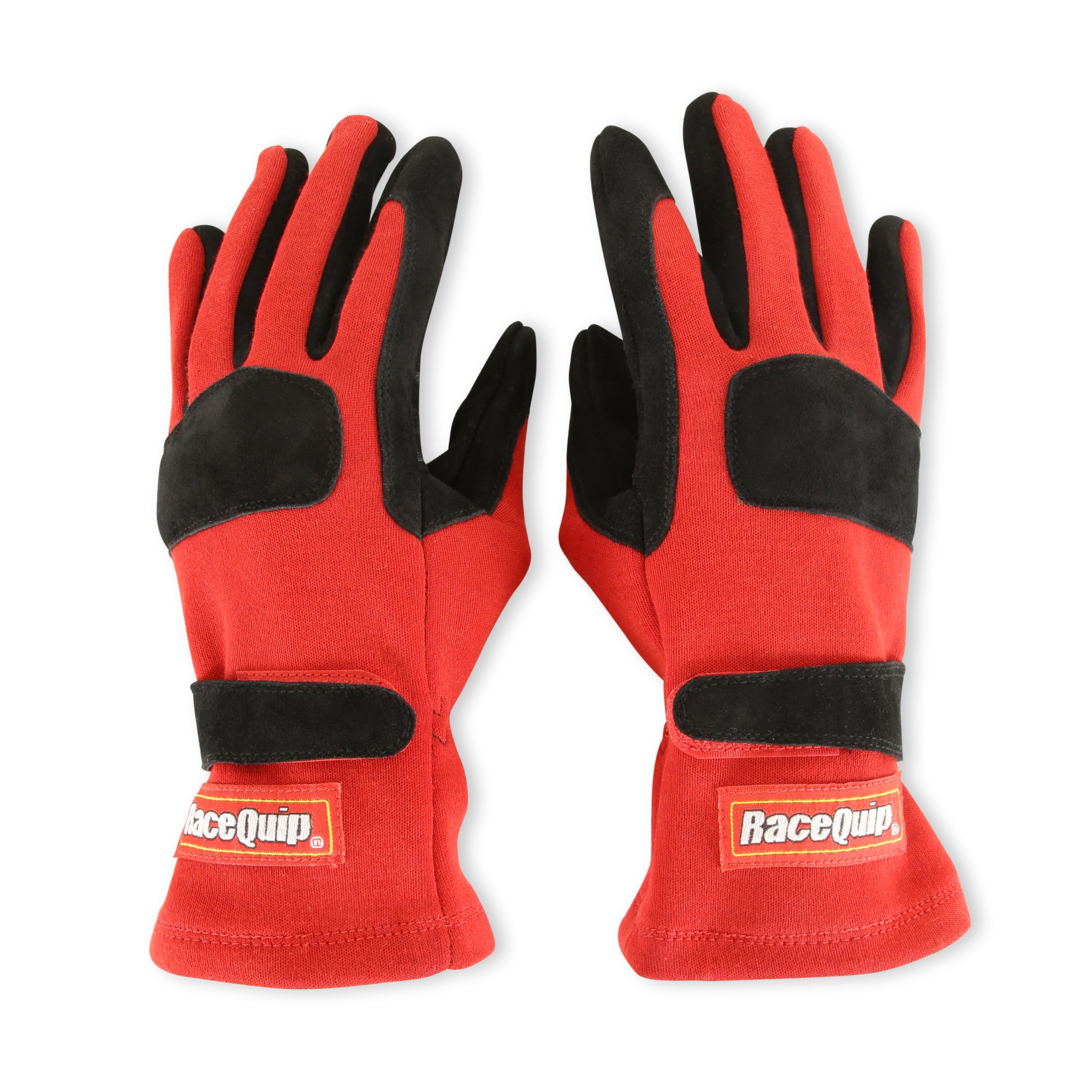 RaceQuip 355012RQP 355 Series Driving Gloves - SFI 3.3/5 - Black/Red - Small
