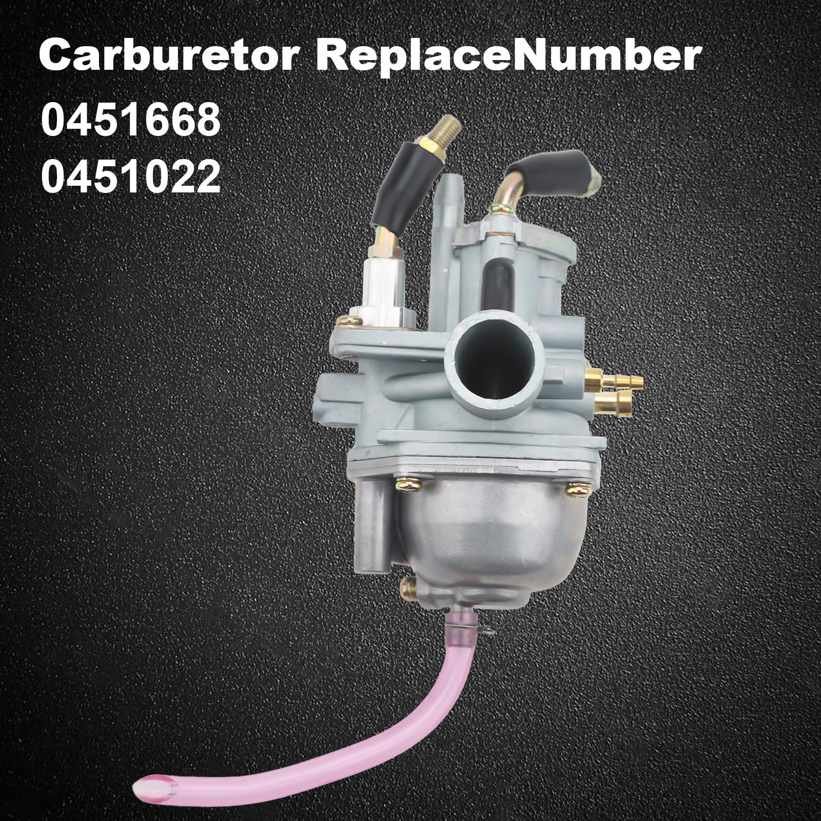 MINSTAR Predator Carburetor for Polaris Predator 50/90 & Sportsman 90, Includes Air Filter Box & Spark Plug Kit, Model A