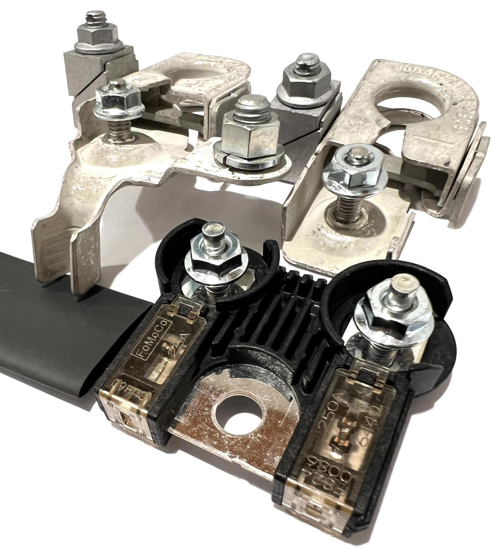 EAPP 250Amp/125Amp Battery Fuselink Fuse for F-150/F-250 - Includes Positive & Negative Terminals, Durable Plastic Construction