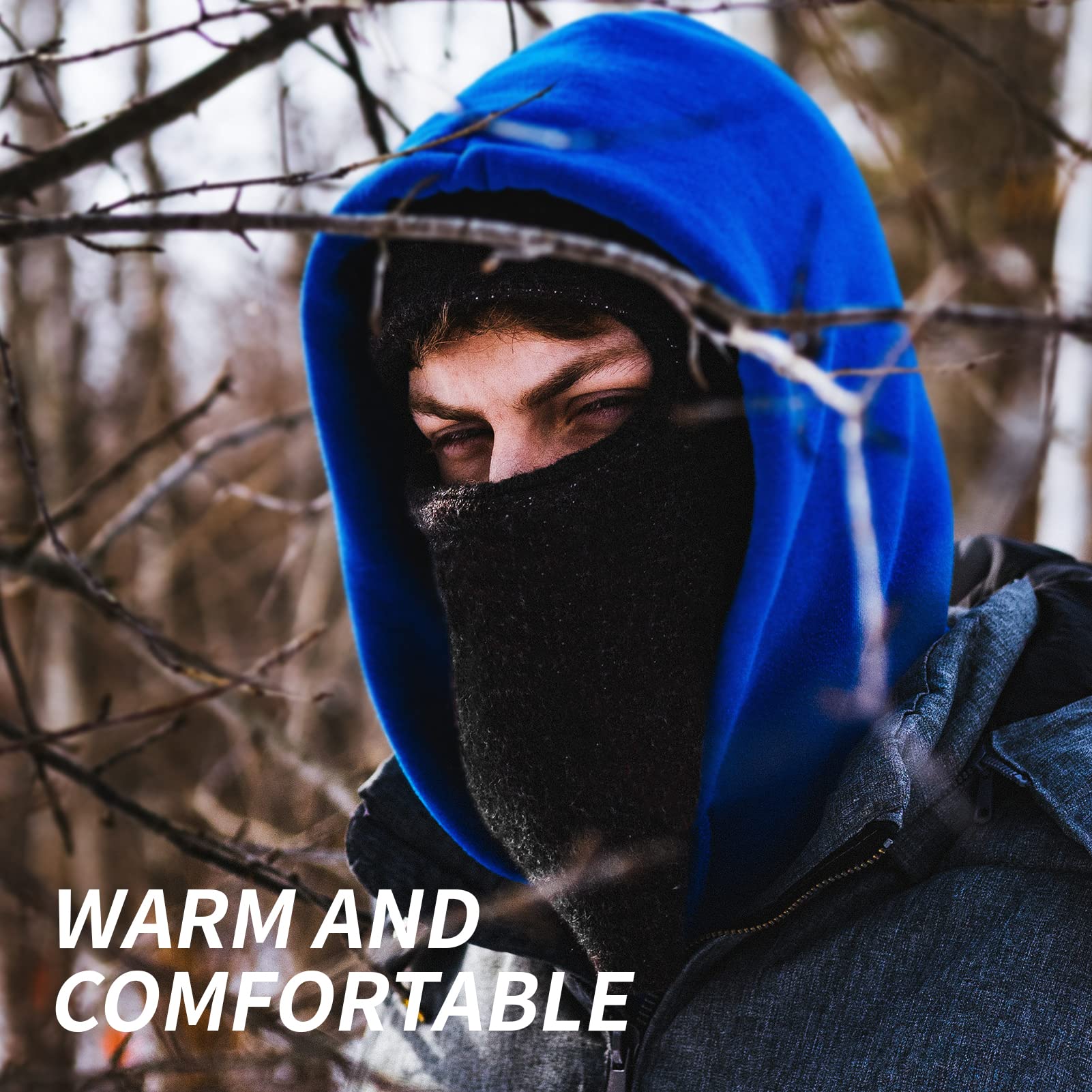 Yeslife Thicker Ski Mask, Face Mask For Men And Women In Cold Weather, Skiing, Snowboarding, Motorcycle, Uv Protection & Wind Pr