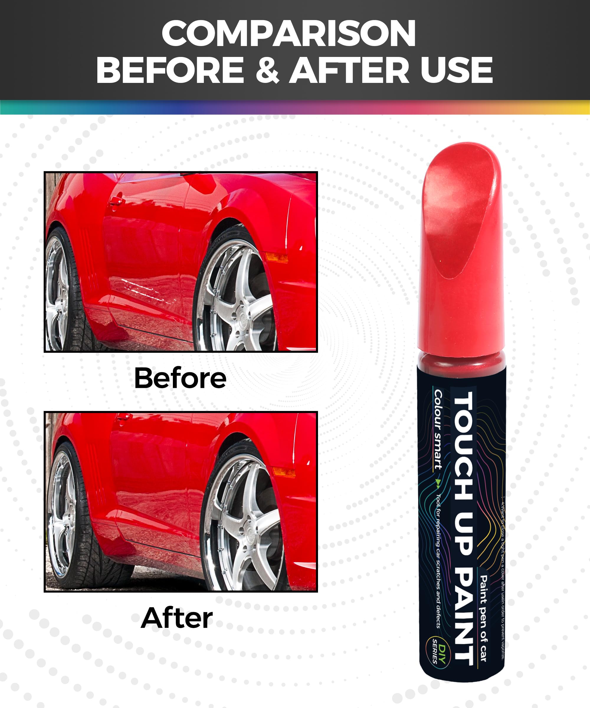 UBOG Touch Up Paint Pen,Touch Up Paint for Cars,Car Accessories Car Touch Up Paint, Automotive Paint Pen Scratch Repair,Cars Rem