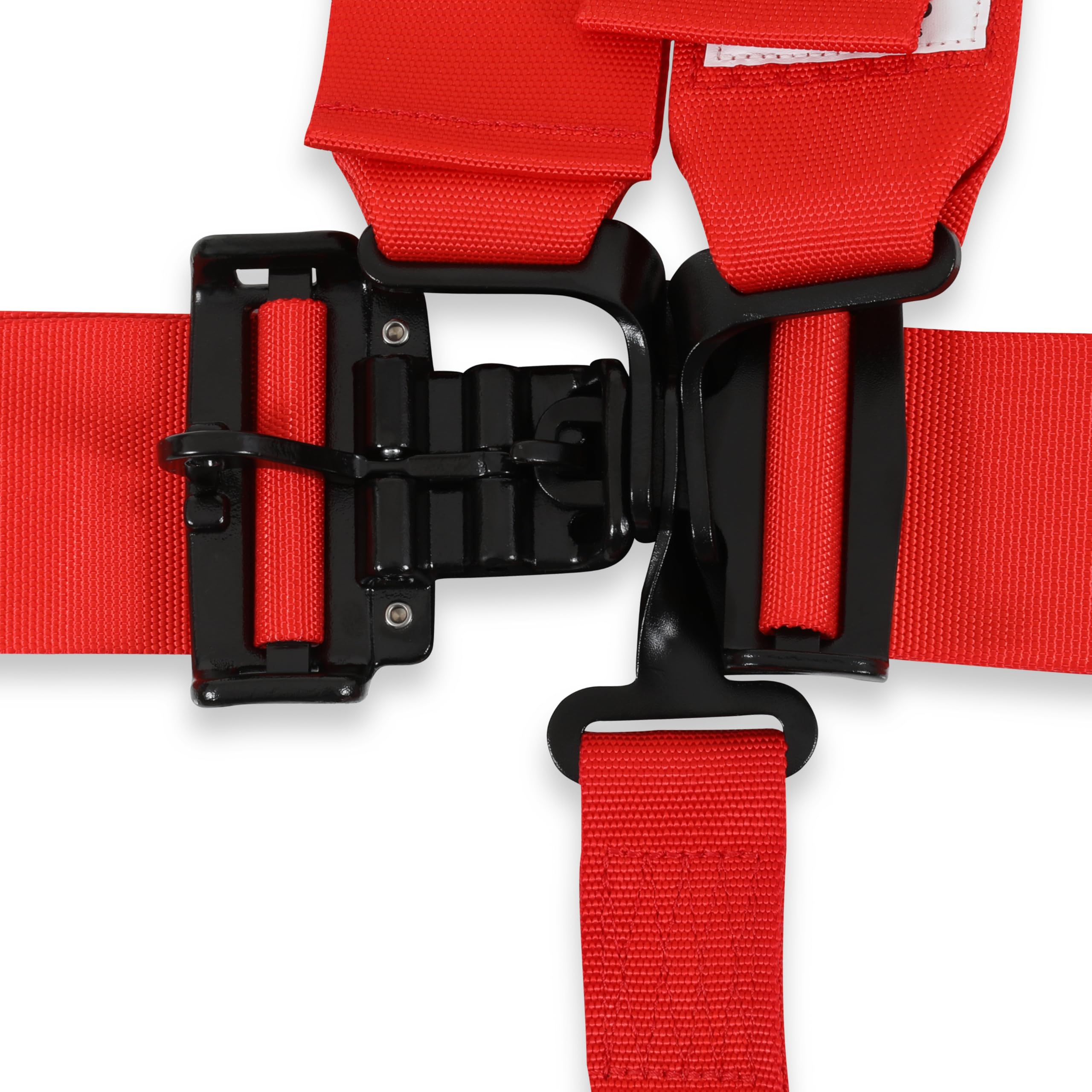 Racequip Auto Racing Harness Set Latch And Link 5 Point Sfi 16.1 Red 711011