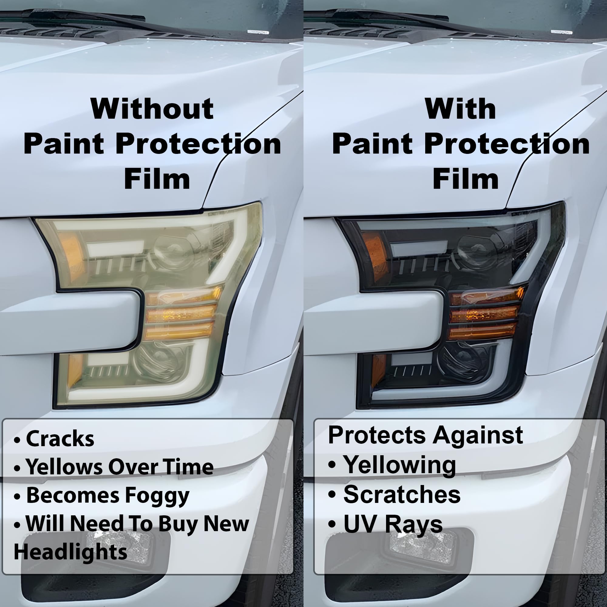 Bogar Tech Designs Fog Light Tint Kit Compatible With And Fits Tacoma 2016-2022, Yellow