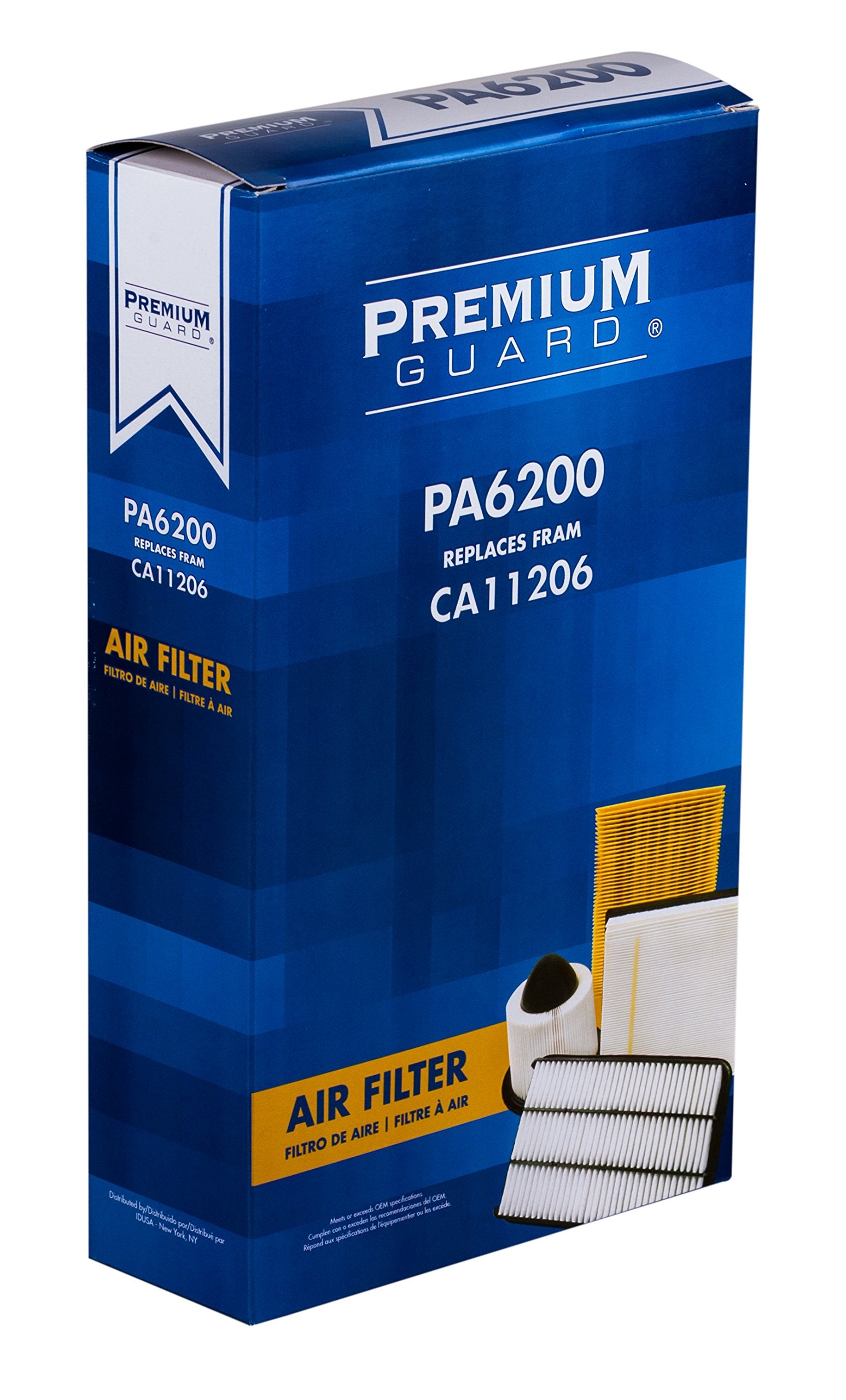 Premium Guard Air Filter PA6200| Fits 2012-17 Hyundai Accent, 2012-19 Kia Soul, 2012-19 Kia Soul, 2012-17 Kia Rio, Hyundai Velos