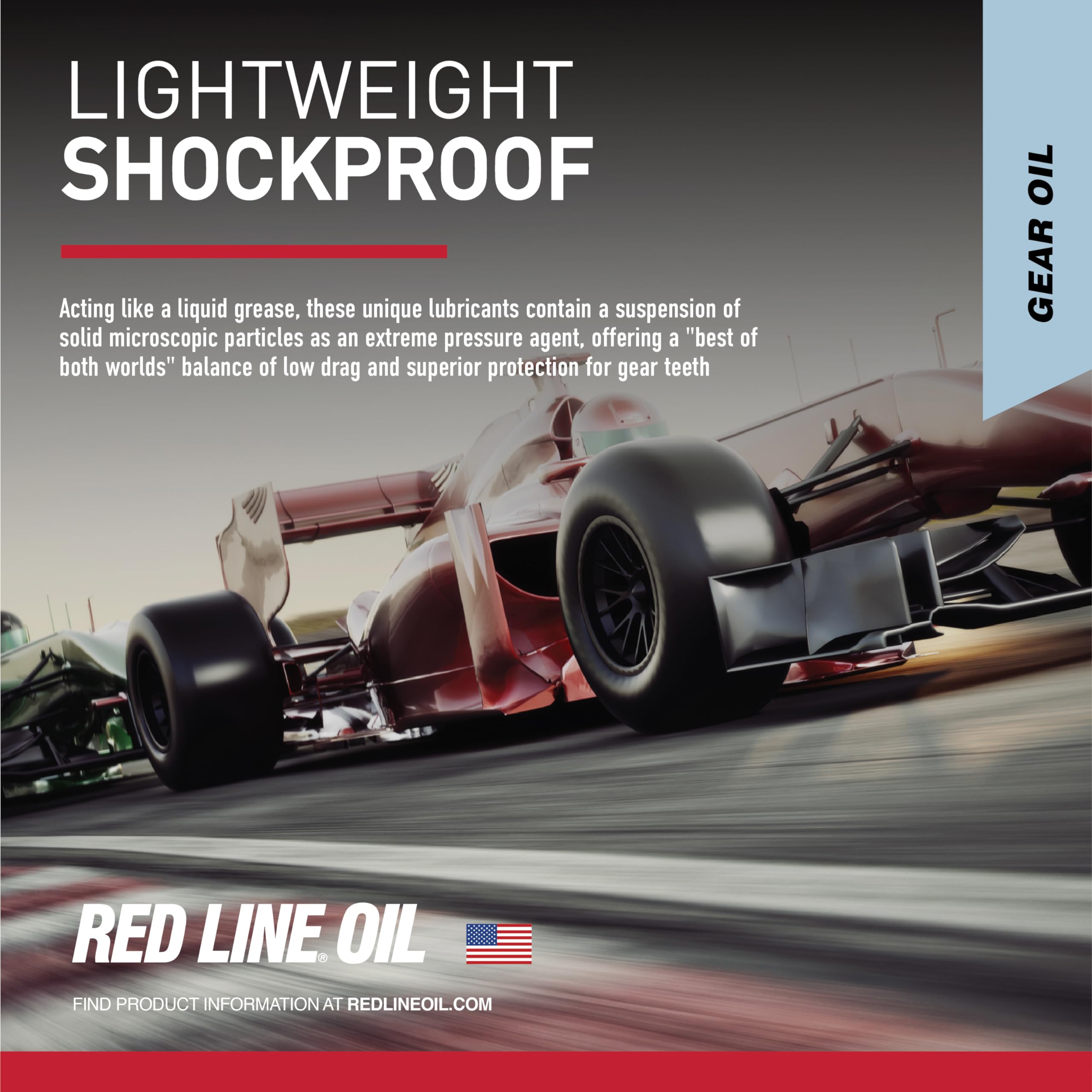 Red Line 58404 Lightweight Shockproof Gear Oil - 1 Quart Bottle