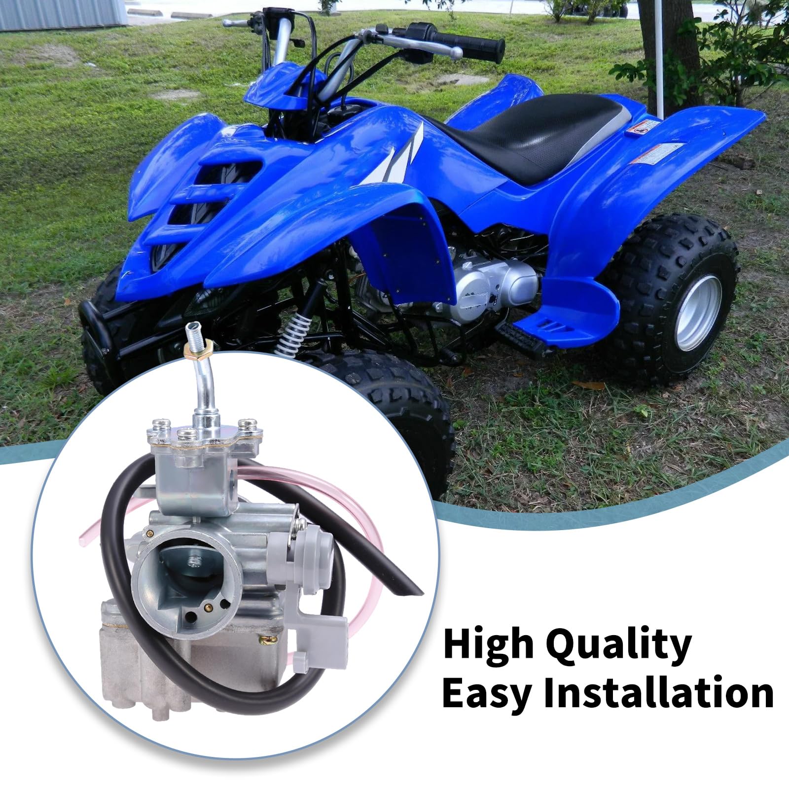 Yfm80 Carburetor Replacement For Yamaha Raptor 50 Yfm50 Yfm50R 2004-2008 Atv Champ 100 Yfm 100 Atv Quad Carb Badger 80 Atv W/Swi